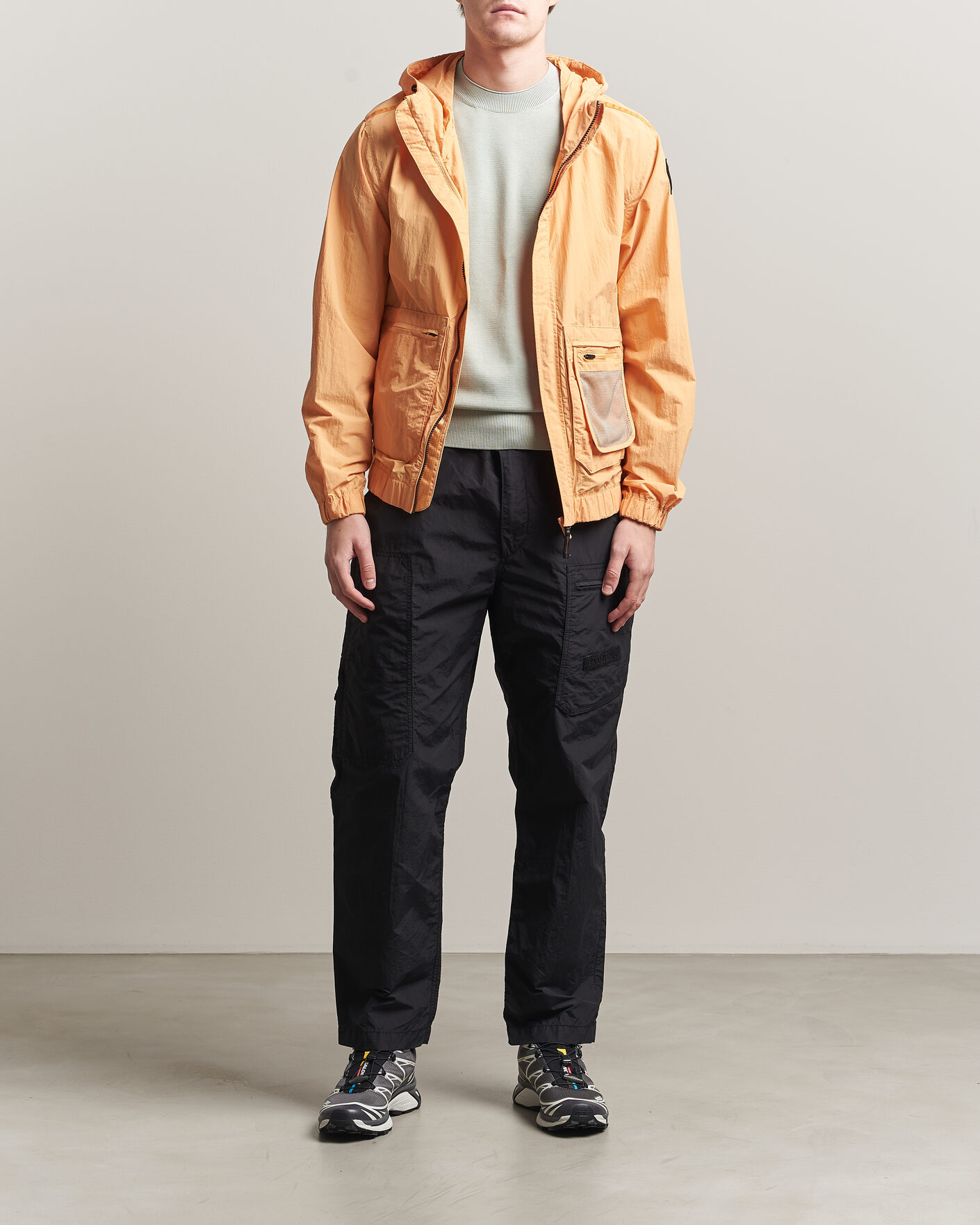 Uomini | Pantaloni | Parajumpers | Lovel Smash Peached Nylon Pants Black