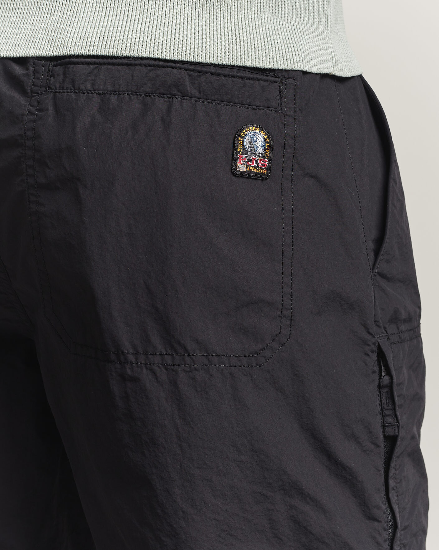 Uomini | Pantaloni | Parajumpers | Lovel Smash Peached Nylon Pants Black