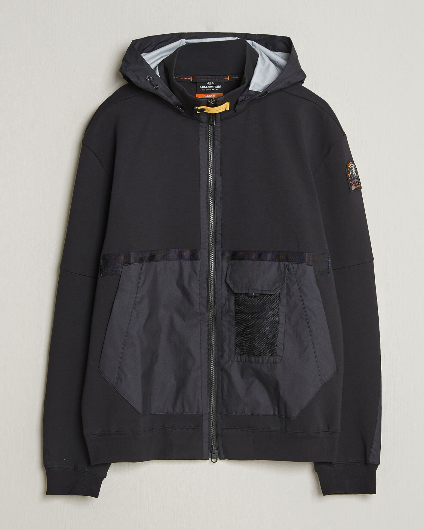 Uomini | Giacche | Parajumpers | Kouga Evo Fleece Hooded Hybrid Jacket Black