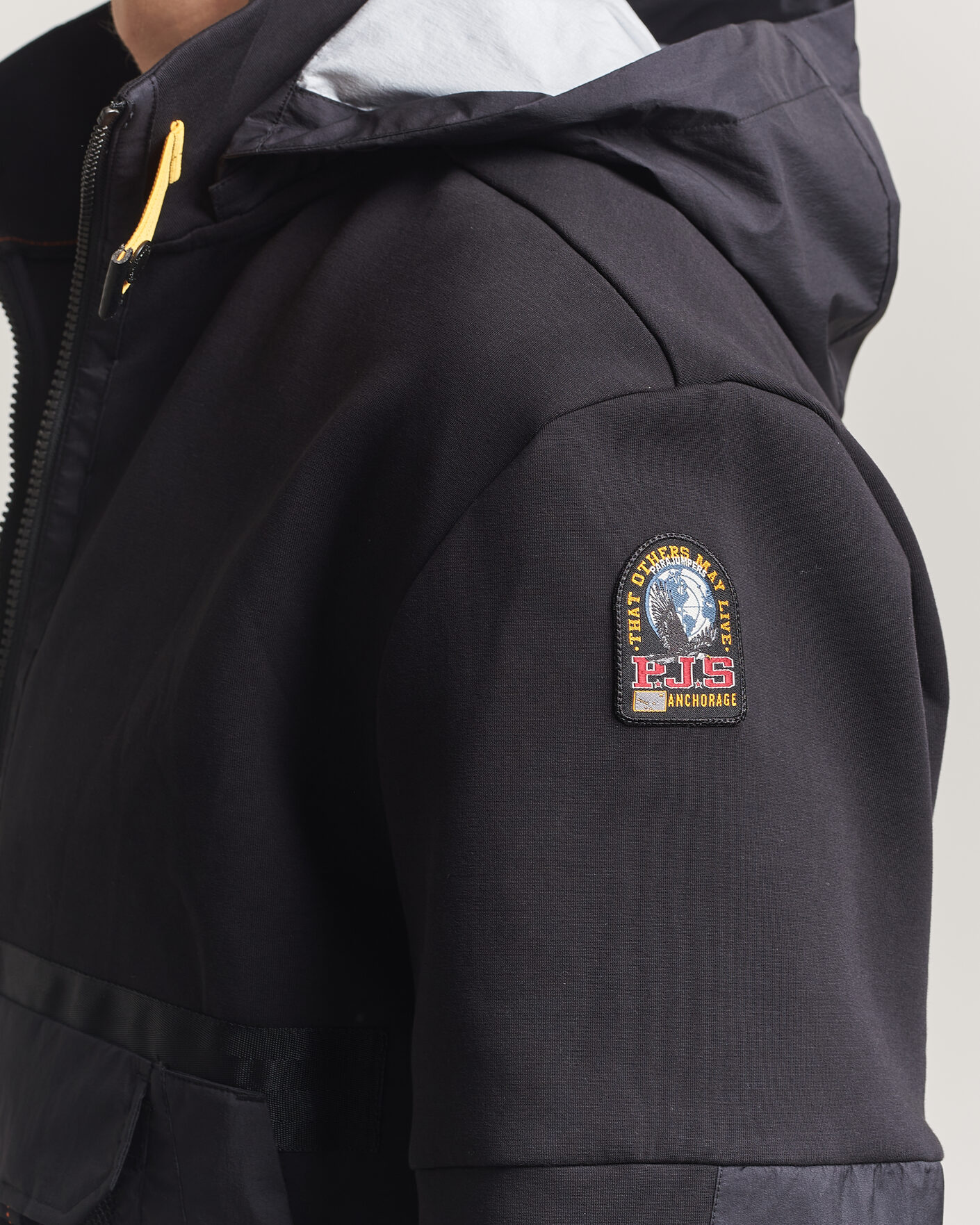 Uomini | Giacche | Parajumpers | Kouga Evo Fleece Hooded Hybrid Jacket Black