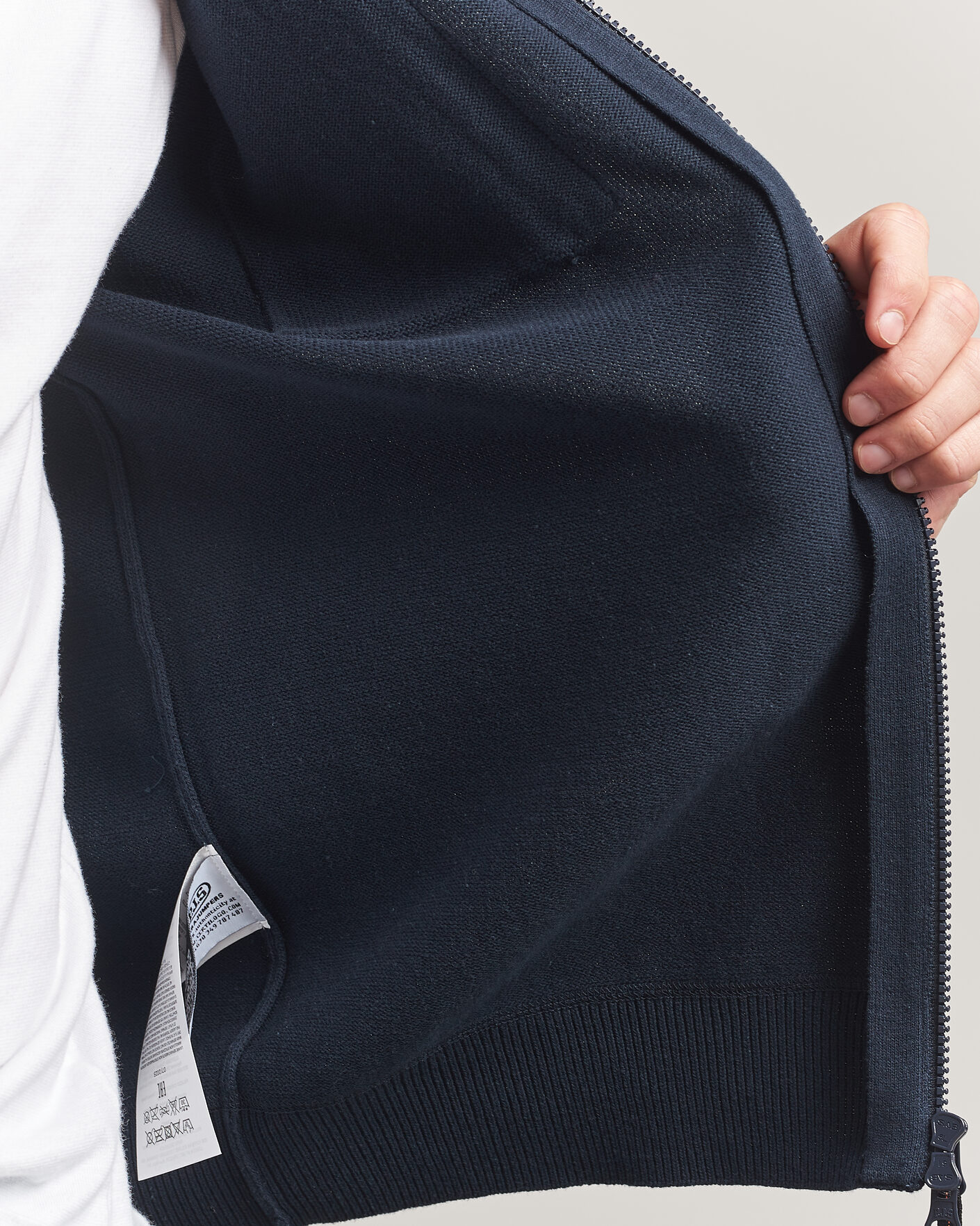 Uomini | Giacche | Parajumpers | Bargany Rescue Knitted Hybrid Jacket Ink Blue