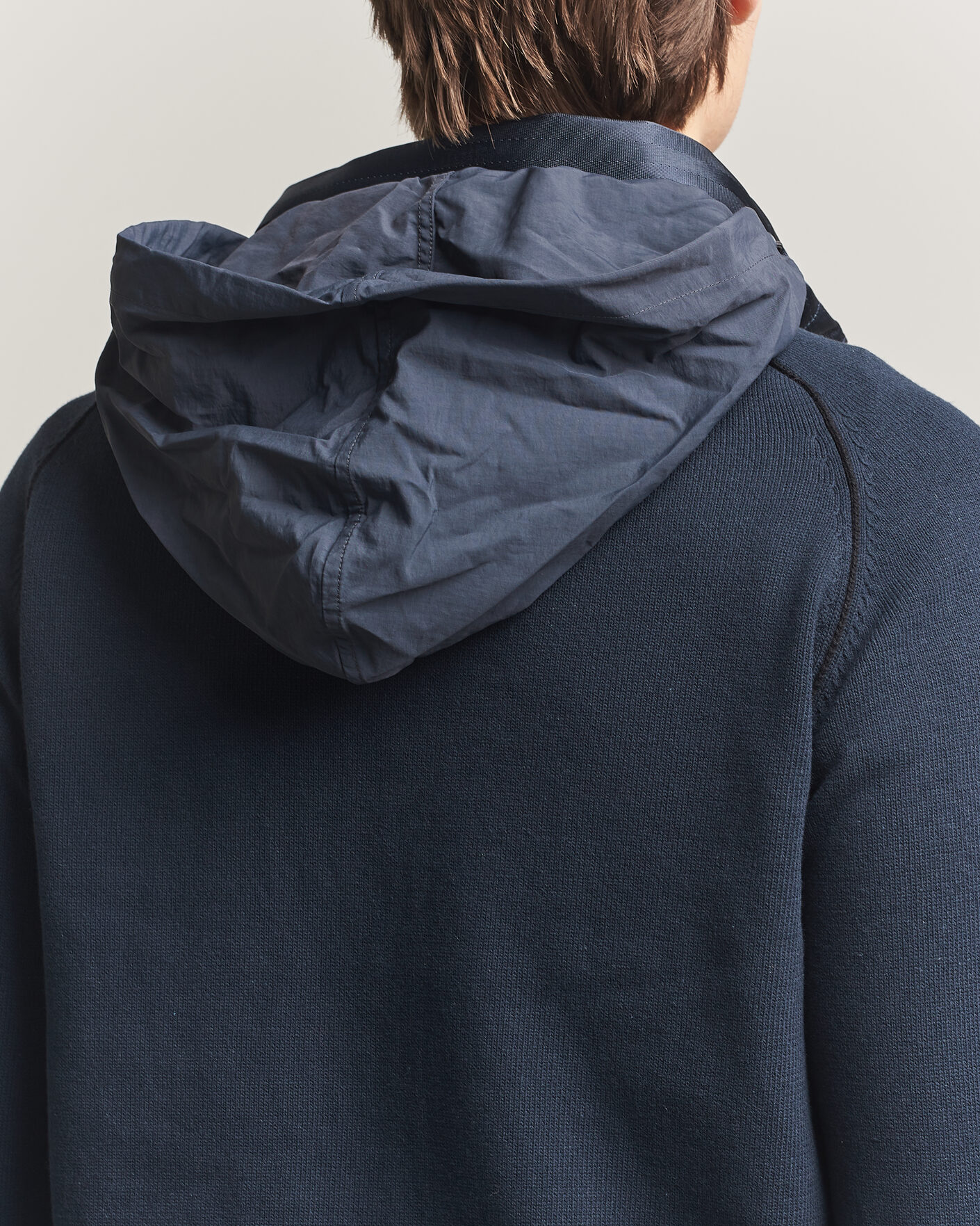 Uomini | Giacche | Parajumpers | Bargany Rescue Knitted Hybrid Jacket Ink Blue
