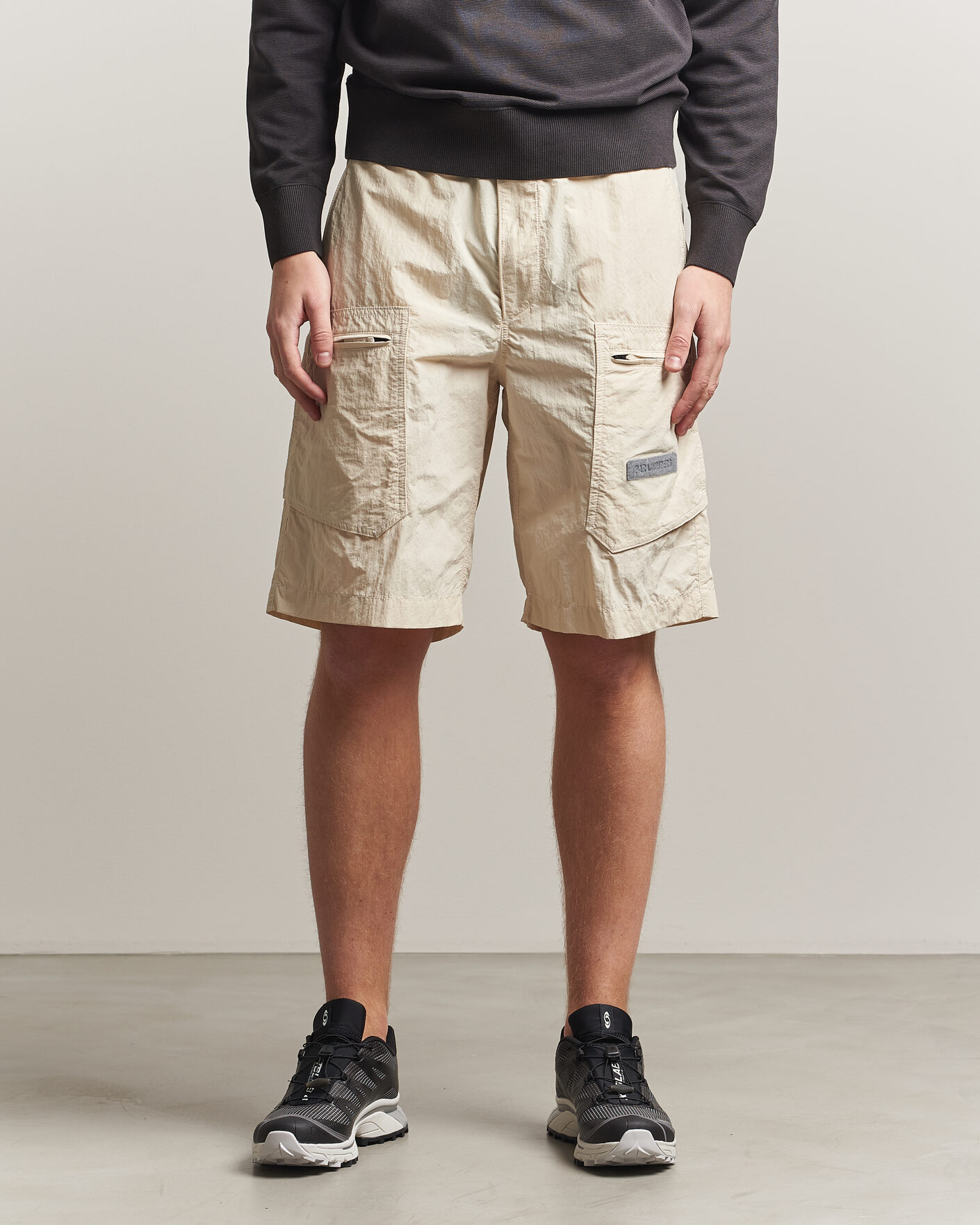 Uomini | Pantaloncini | Parajumpers | Lex Smash Peached Nylon Shorts Bone