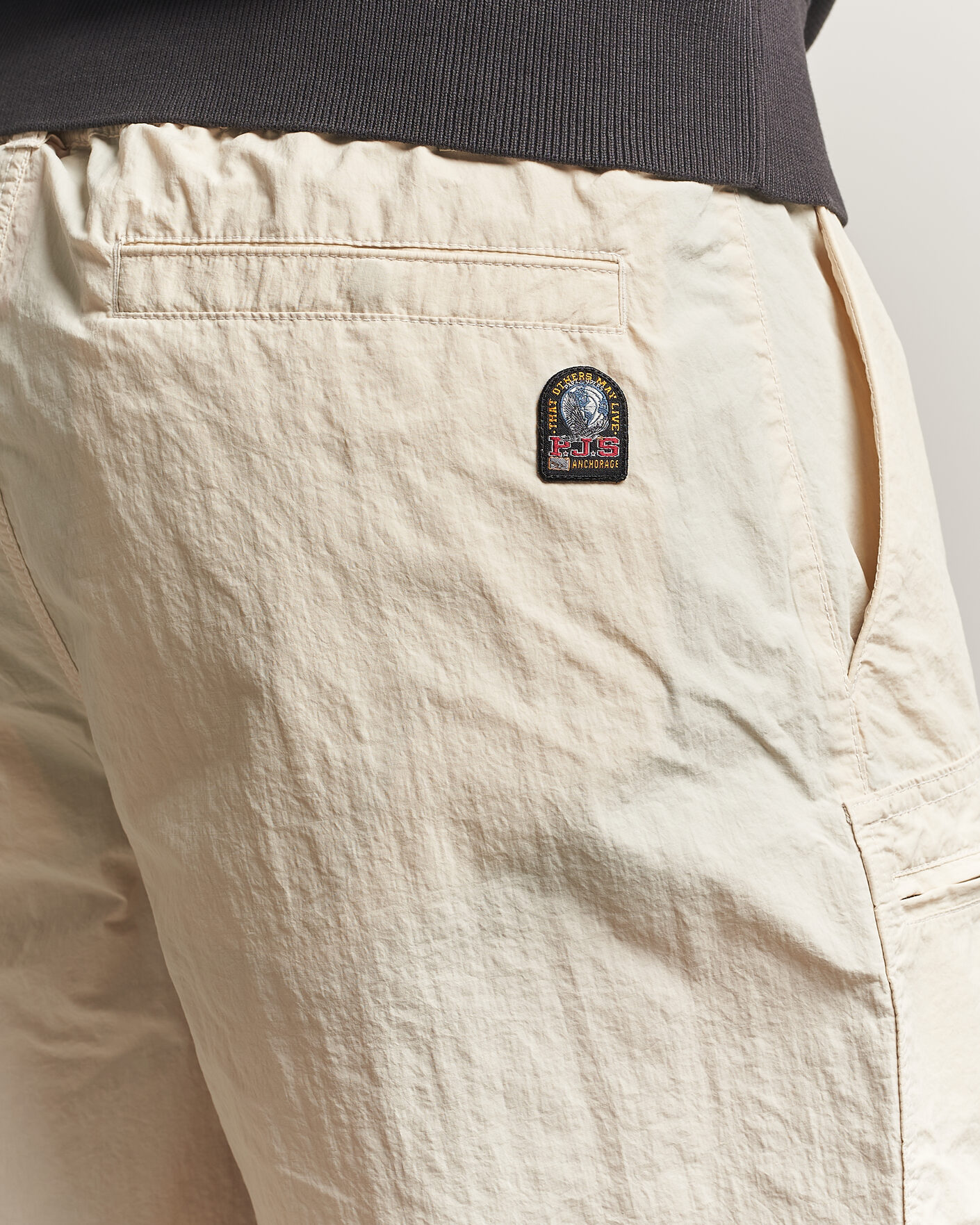 Uomini | Pantaloncini | Parajumpers | Lex Smash Peached Nylon Shorts Bone