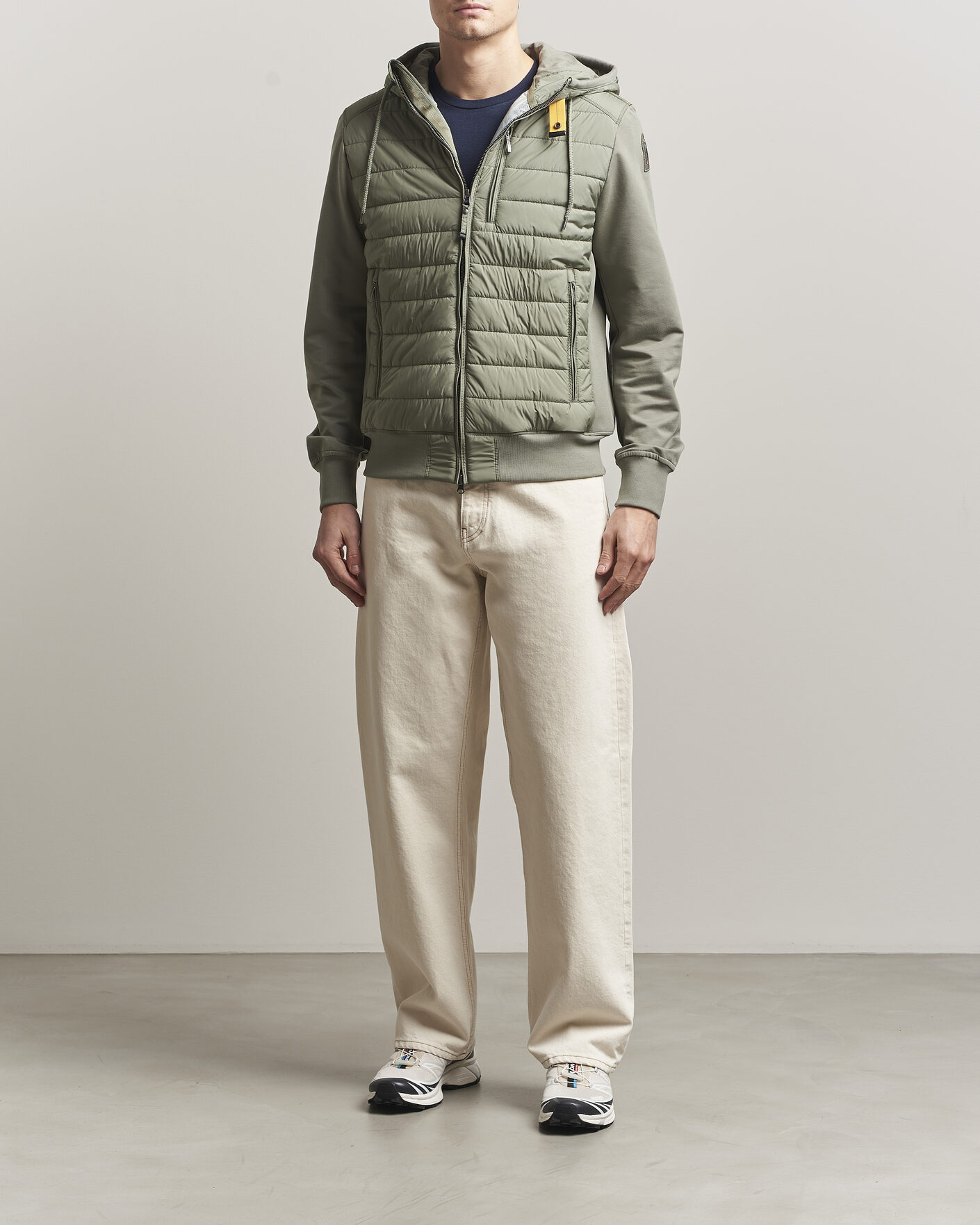 Uomini | Giacche | Parajumpers | Ivor Hybrid Hooded Jacket Ashen Sage