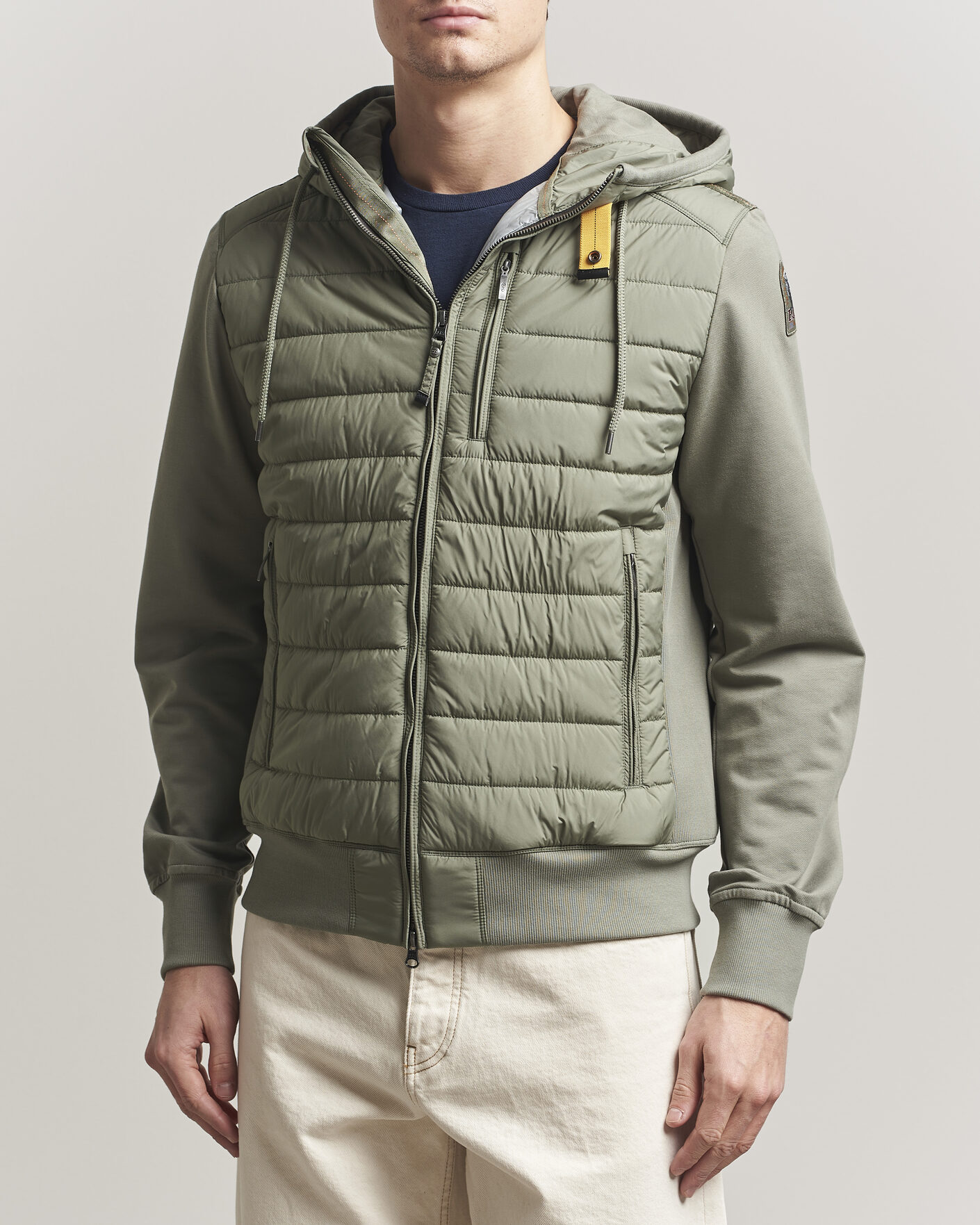 Uomini | Giacche | Parajumpers | Ivor Hybrid Hooded Jacket Ashen Sage