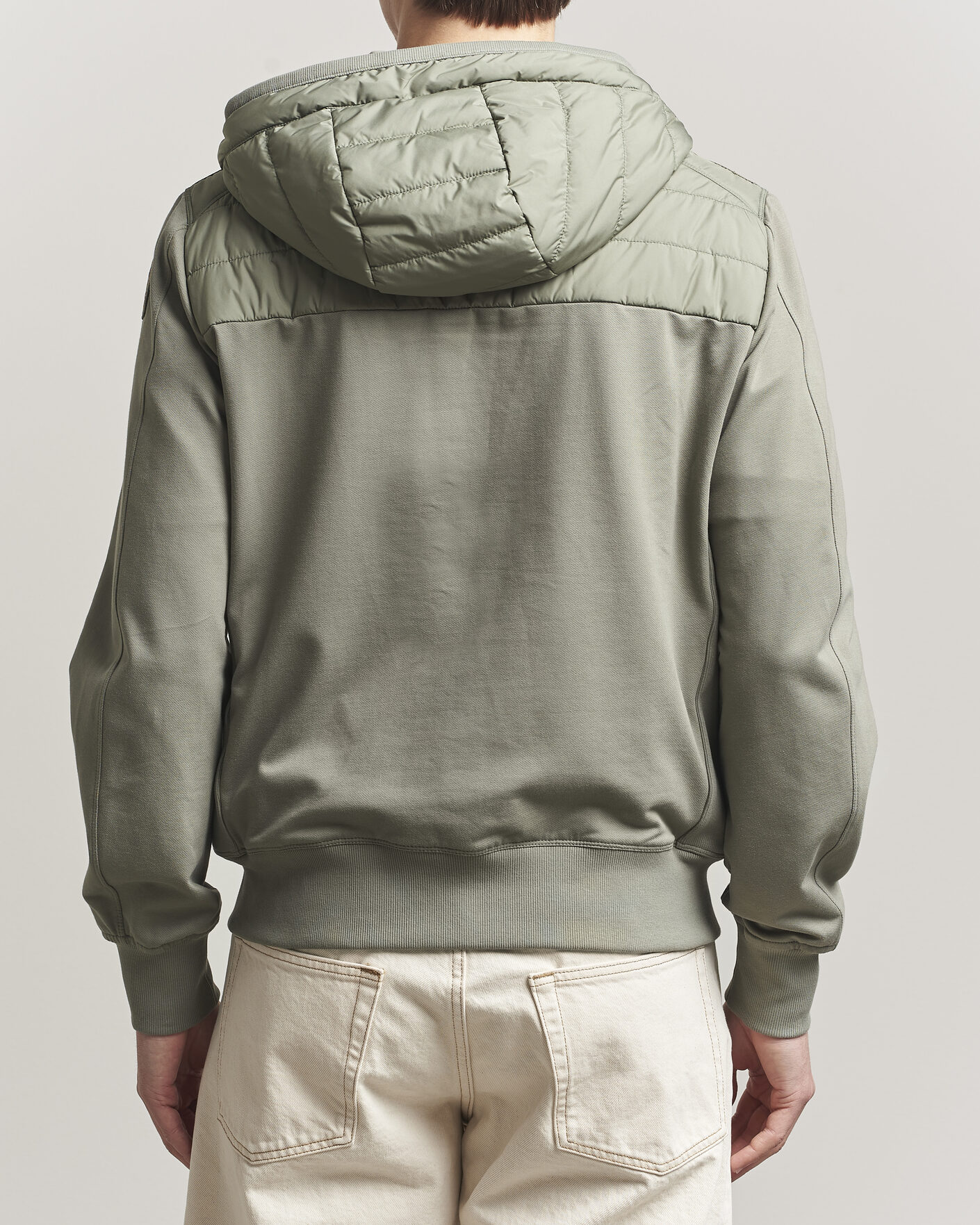 Uomini | Giacche | Parajumpers | Ivor Hybrid Hooded Jacket Ashen Sage