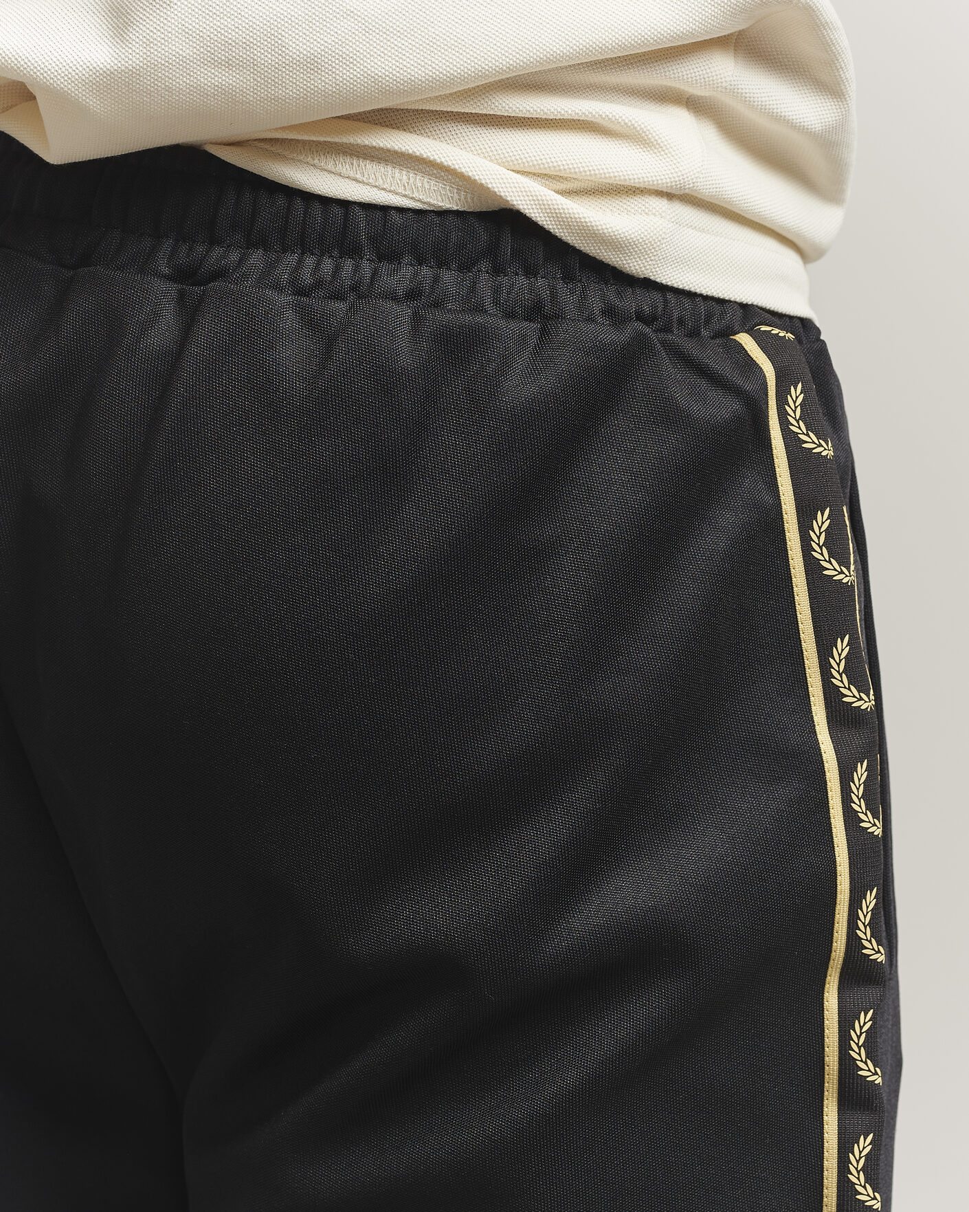 Uomini | Pantaloni | Fred Perry | Taped Track Pants Black