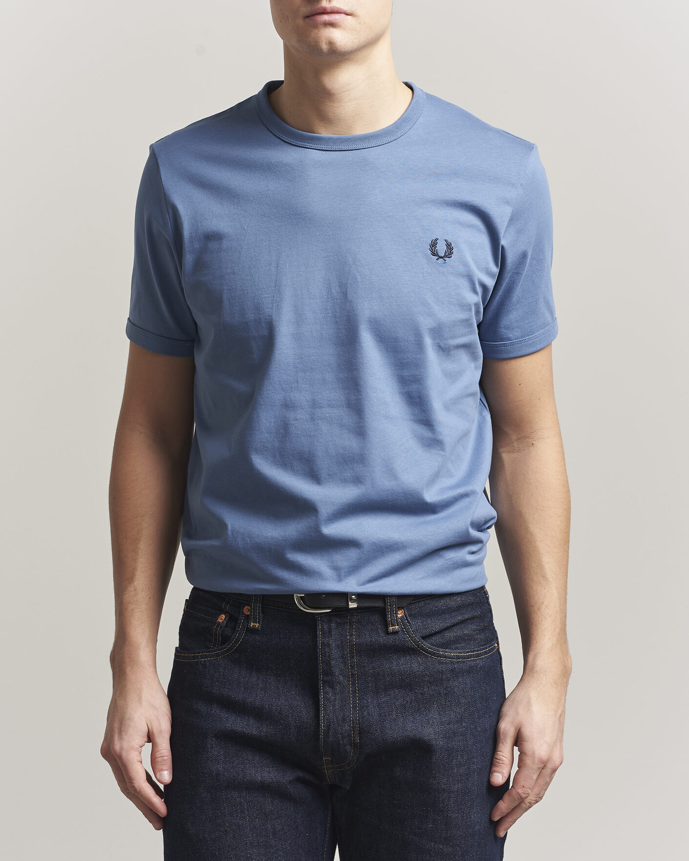 Uomini | T-shirt | Fred Perry | Ringer T-Shirt Ace Blue