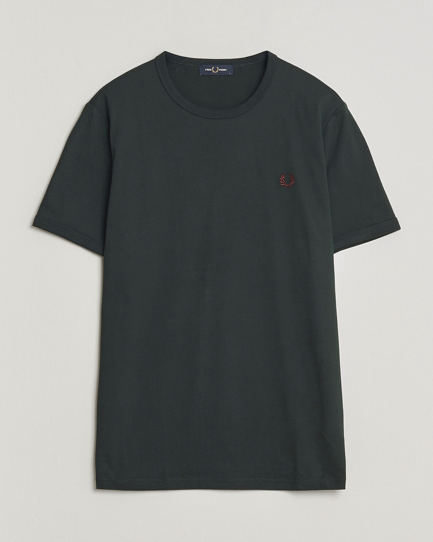 Uomini | T-shirt | Fred Perry | Ringer T-Shirt Grassroots Green