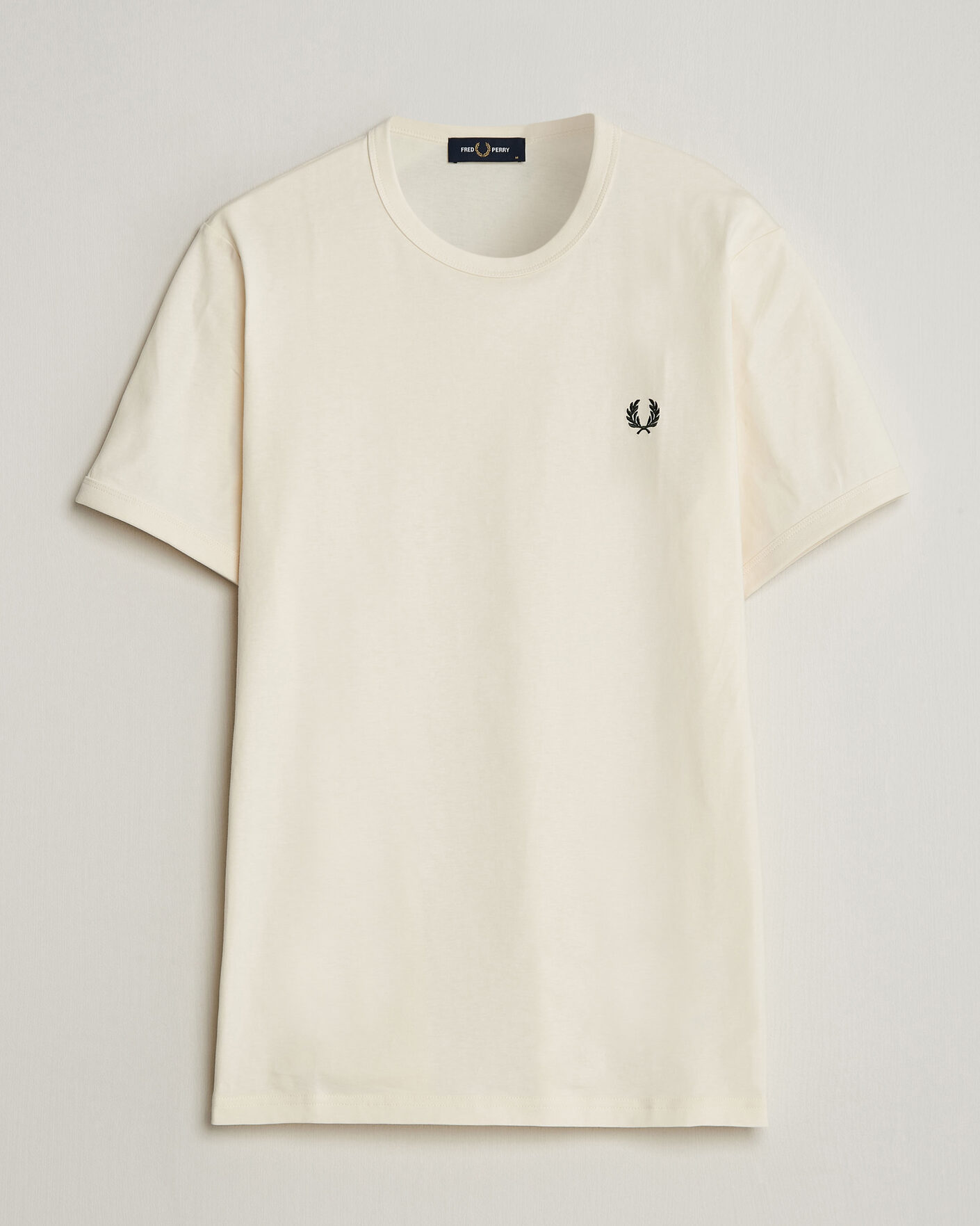 Uomini | T-shirt | Fred Perry | Ringer T-Shirt Ecru