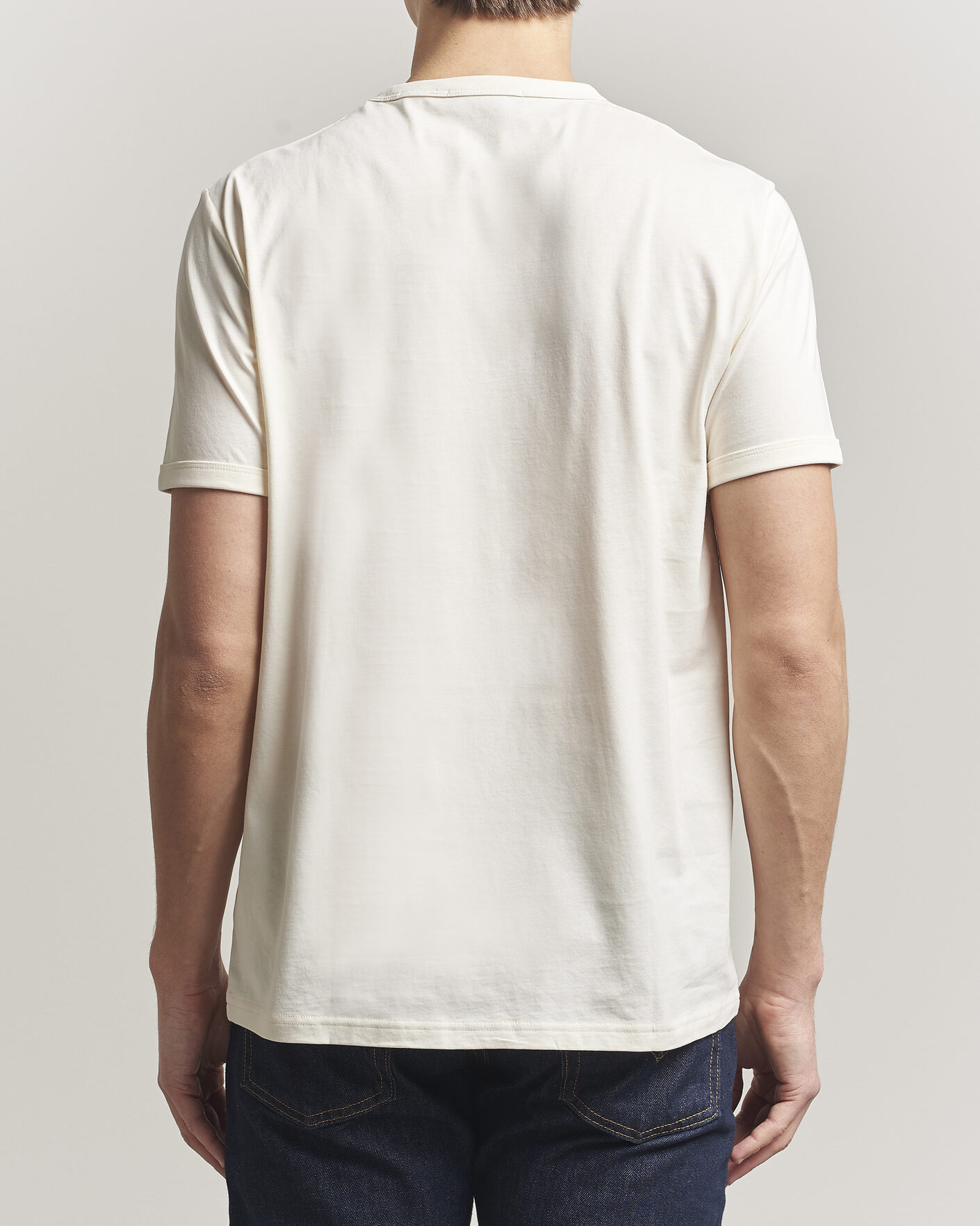 Uomini | T-shirt | Fred Perry | Ringer T-Shirt Ecru