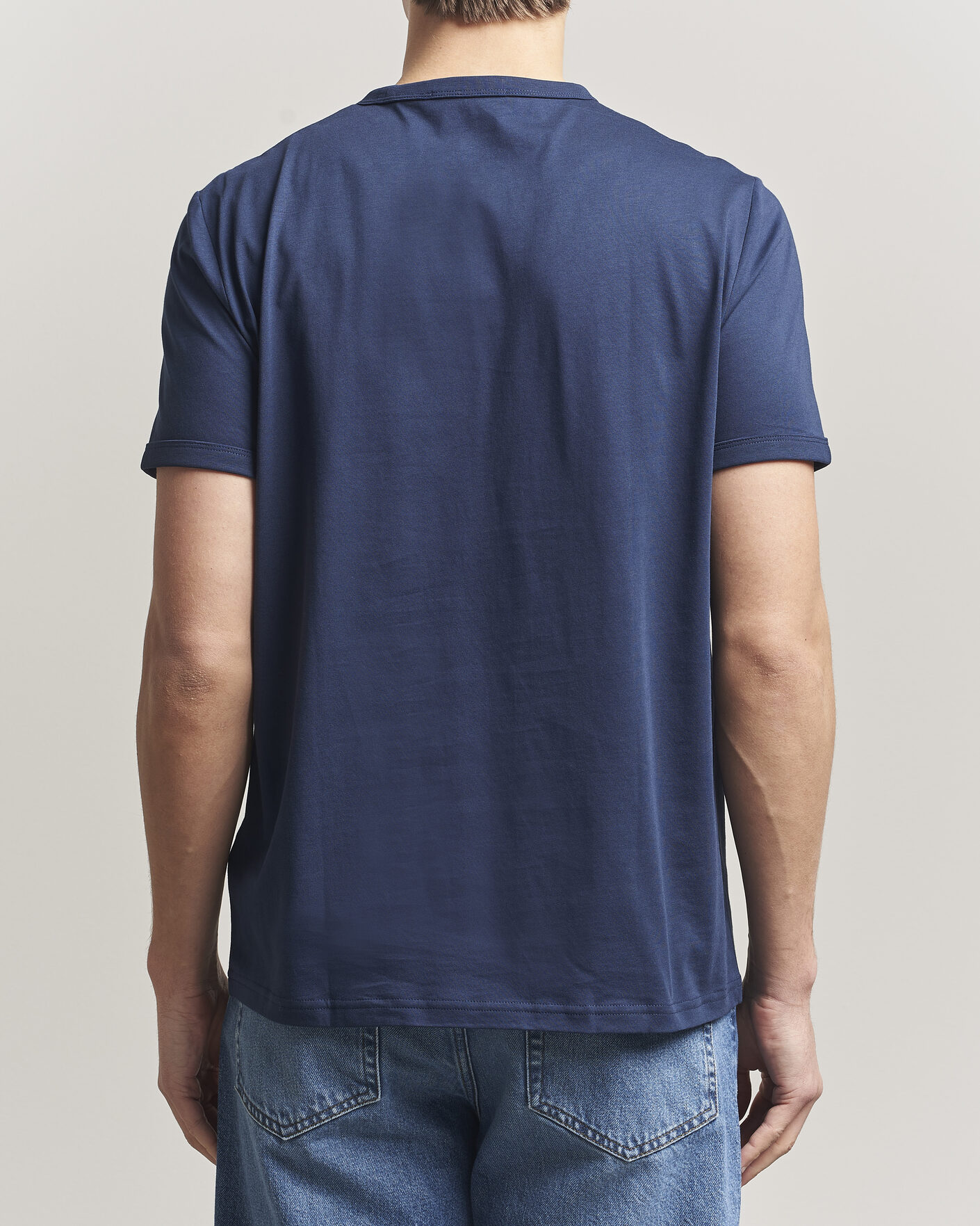 Uomini | T-shirt | Fred Perry | Ringer T-Shirt Tennis Blue