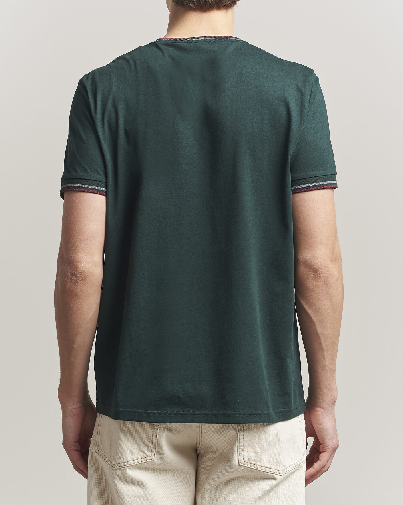Uomini | T-shirt | Fred Perry | Twin Tipped T-Shirt Grassroots Green