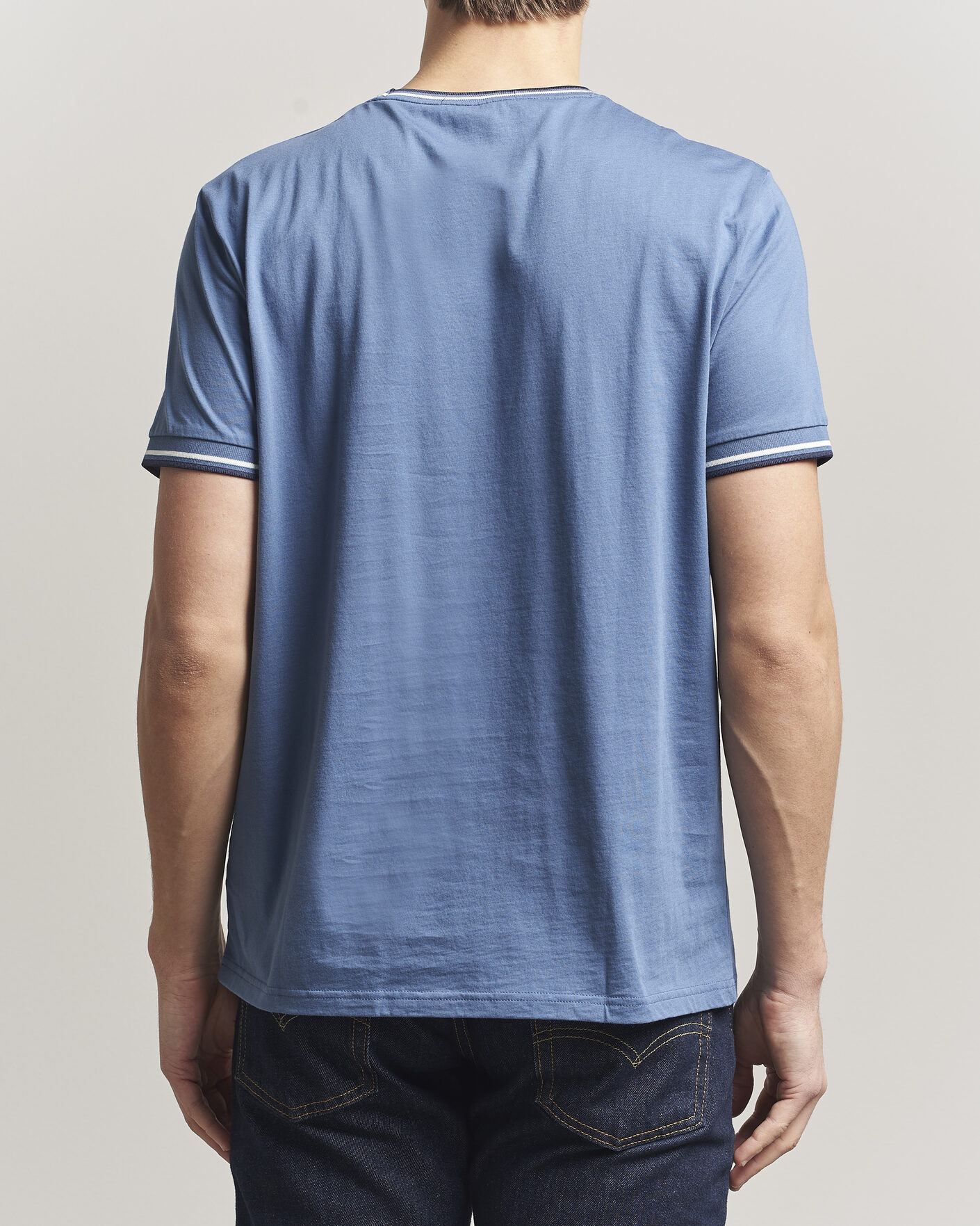 Uomini | T-shirt | Fred Perry | Twin Tipped T-Shirt Ace Blue