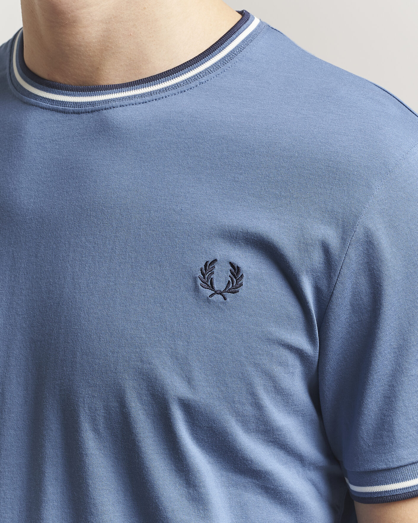 Uomini | T-shirt | Fred Perry | Twin Tipped T-Shirt Ace Blue