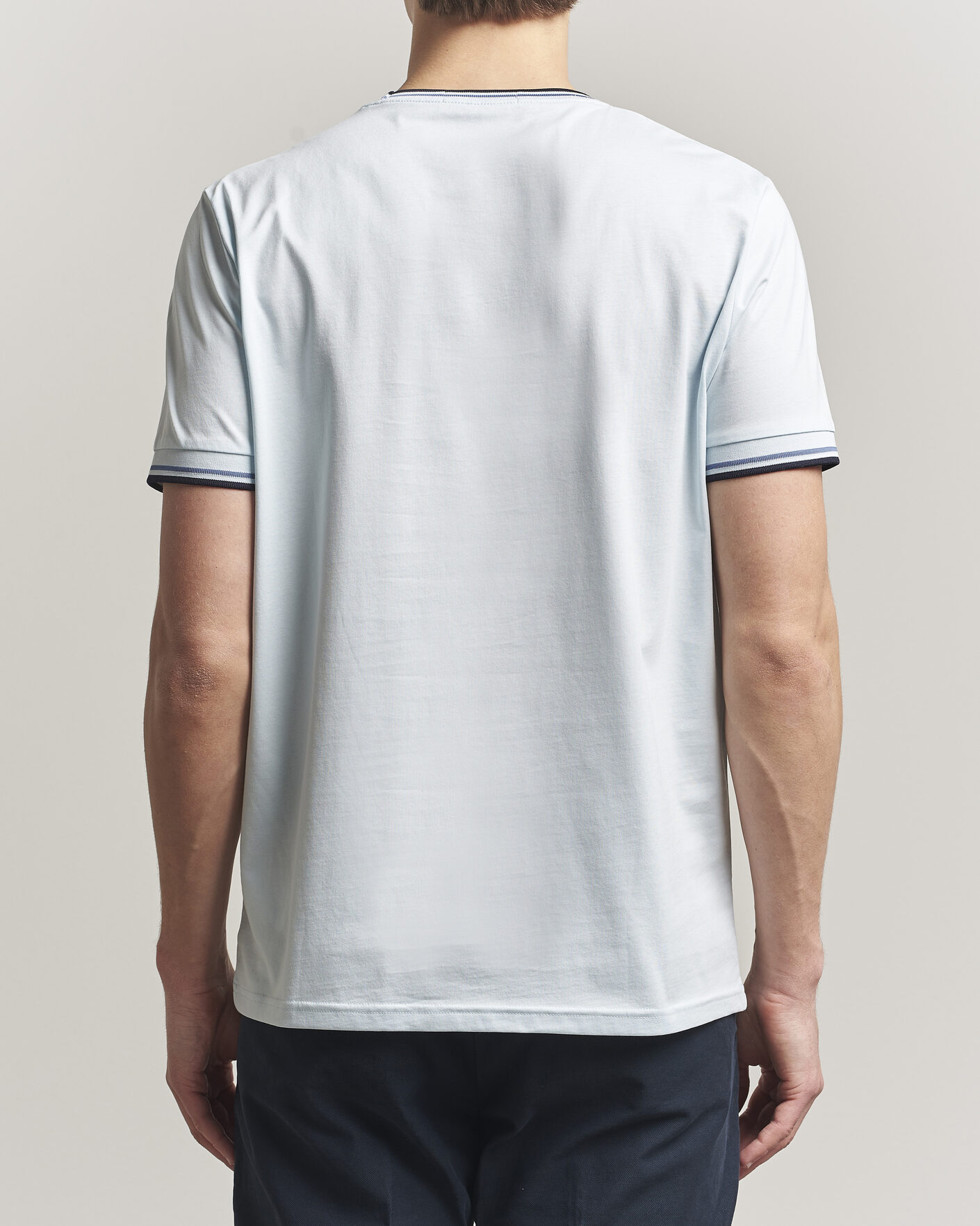 Uomini | T-shirt | Fred Perry | Twin Tipped T-Shirt Light Ice