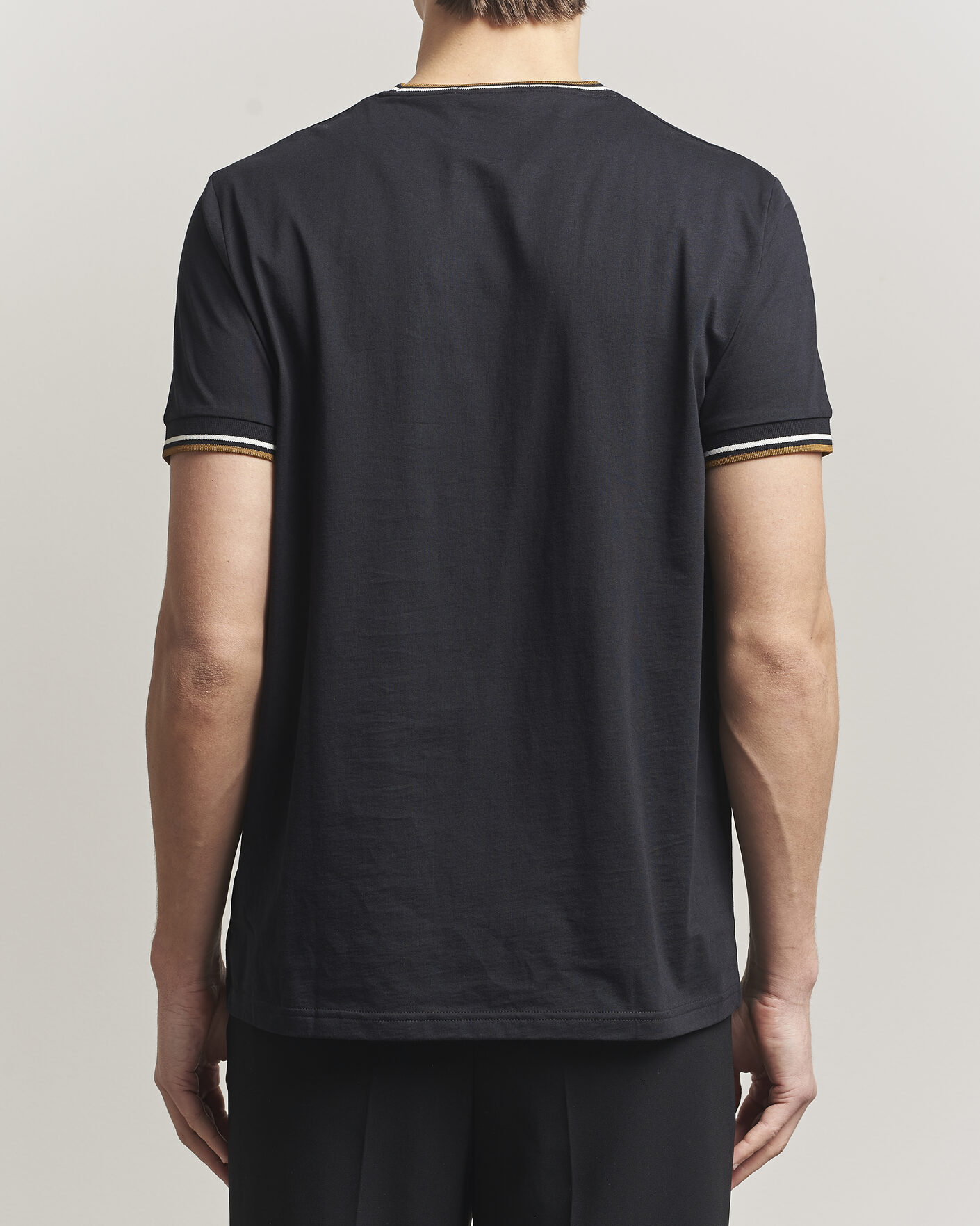 Uomini | T-shirt | Fred Perry | Twin Tipped T-Shirt Black