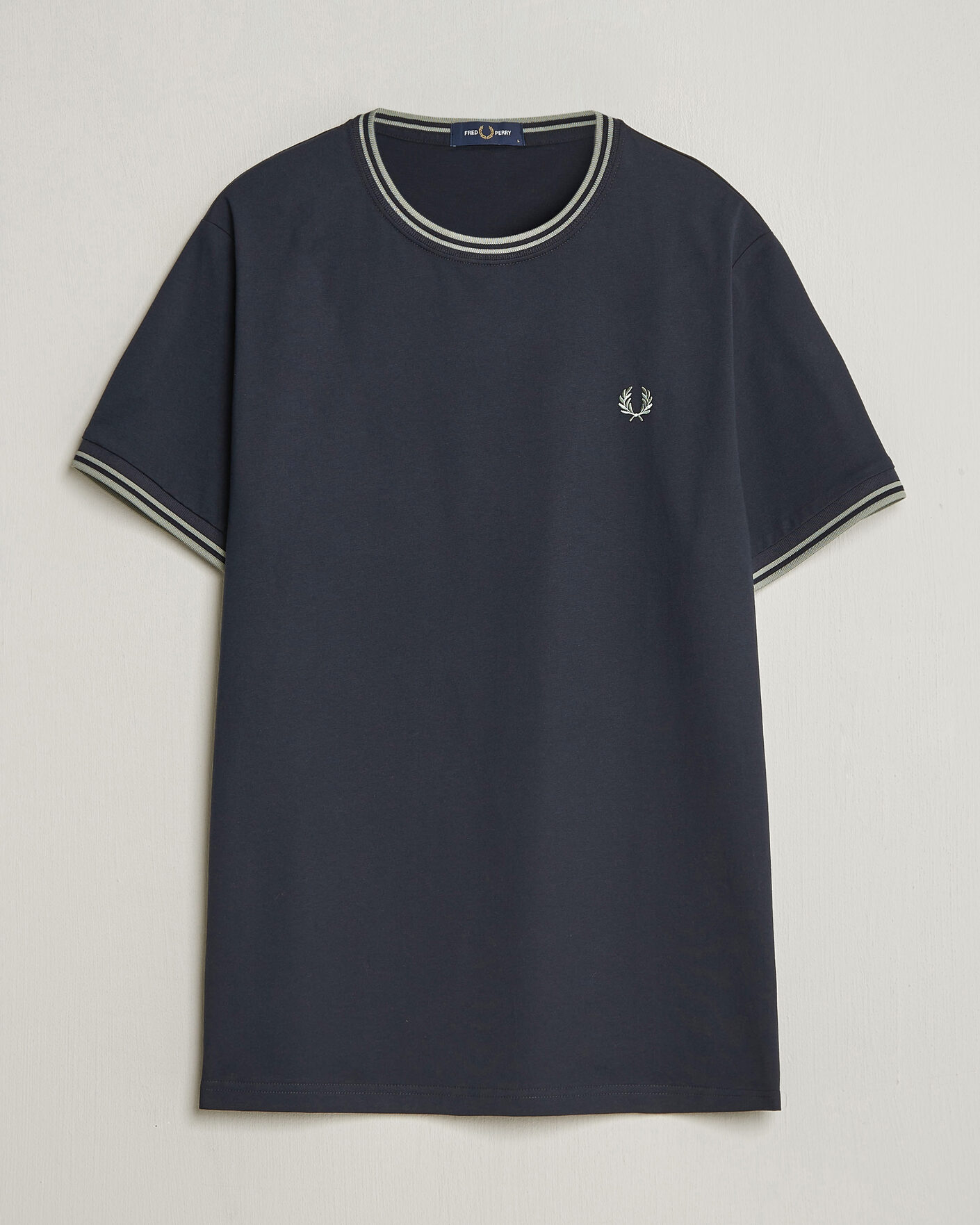 Uomini | T-shirt | Fred Perry | Twin Tipped T-Shirt Navy