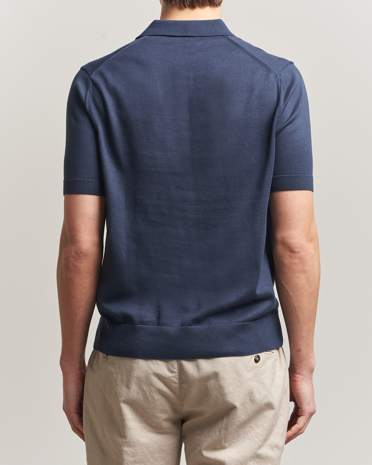 Uomini | Polo | Fred Perry | Cotton Knitted Polo Dark Airforce