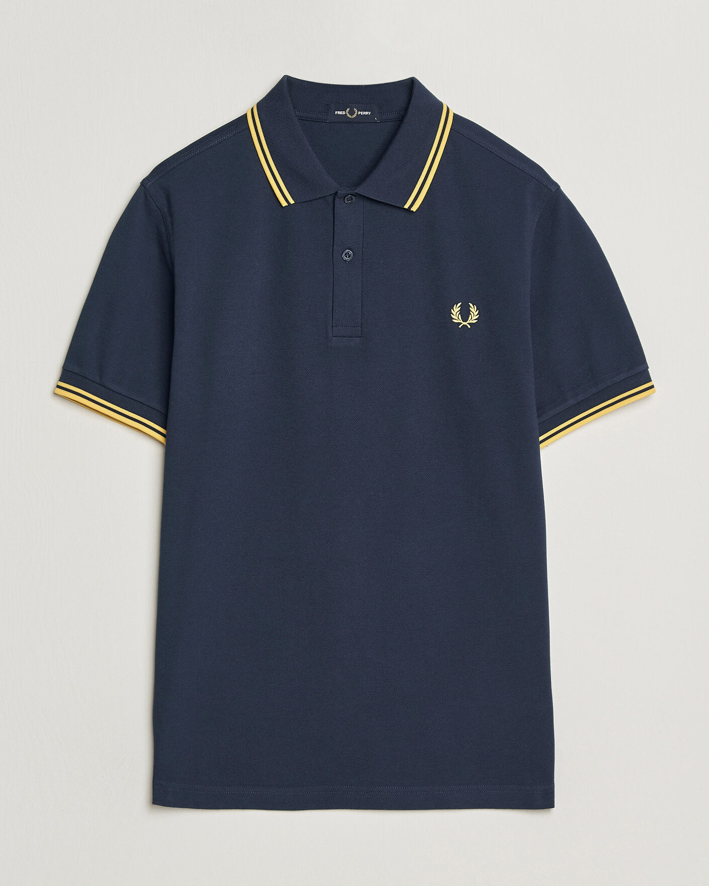 Uomini | Polo | Fred Perry | Twin Tipped Polo Shirt Tennis Blue