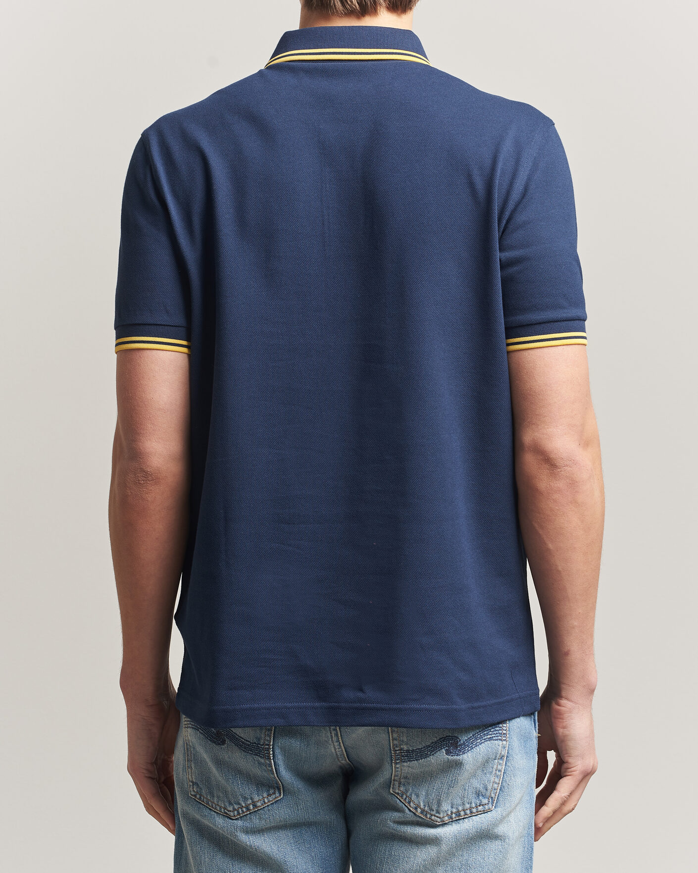 Uomini | Polo | Fred Perry | Twin Tipped Polo Shirt Tennis Blue