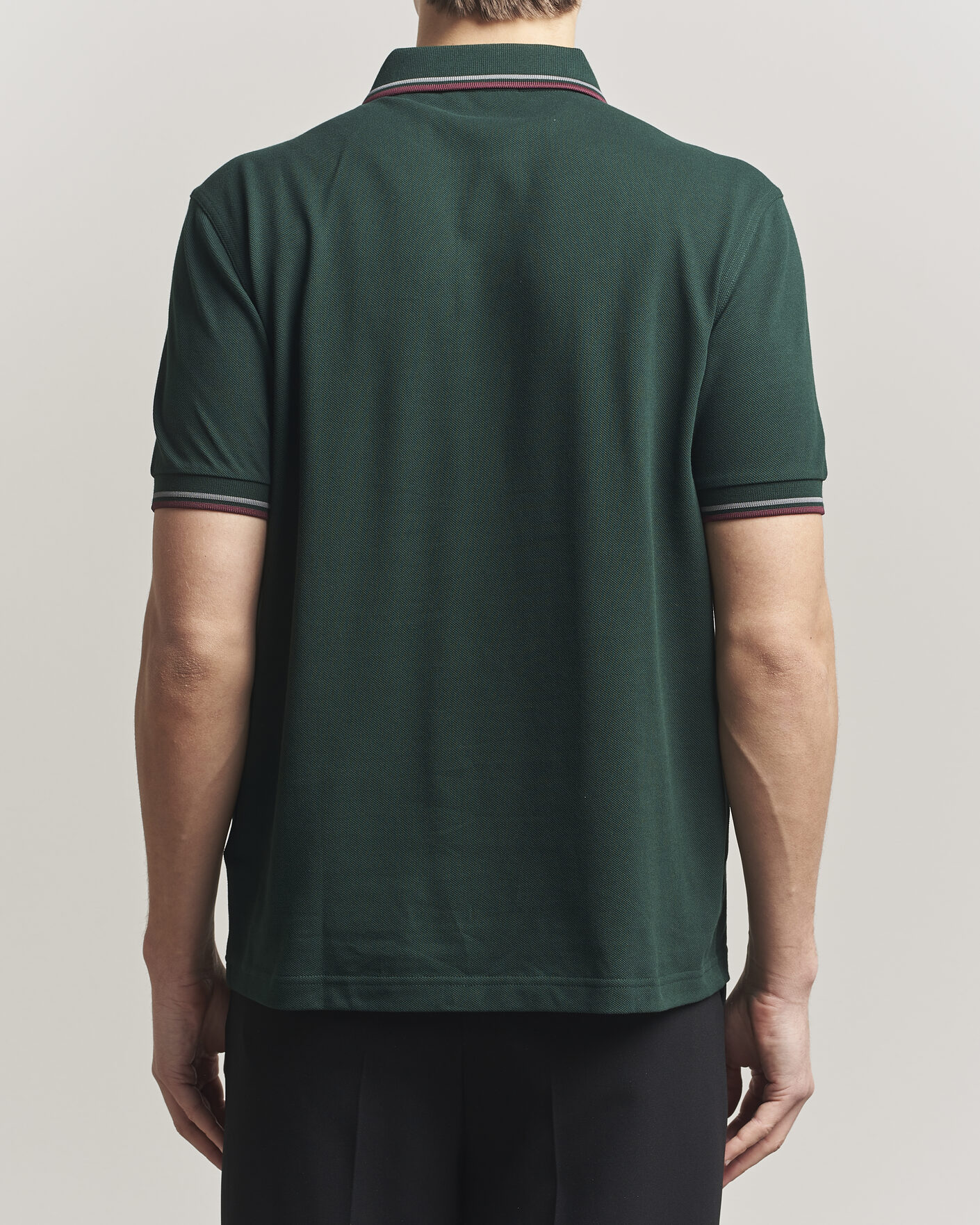 Uomini | Polo | Fred Perry | Twin Tipped Polo Shirt Grassroots Green