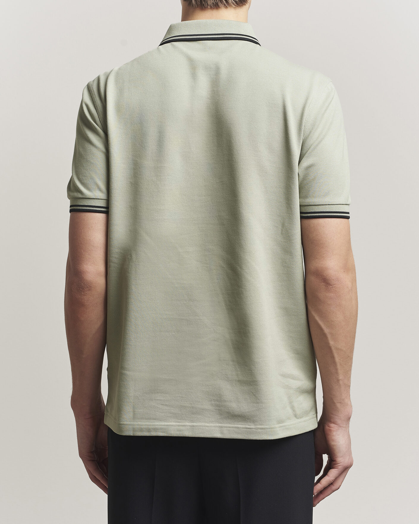 Uomini | Polo | Fred Perry | Twin Tipped Polo Shirt Seagrass Green