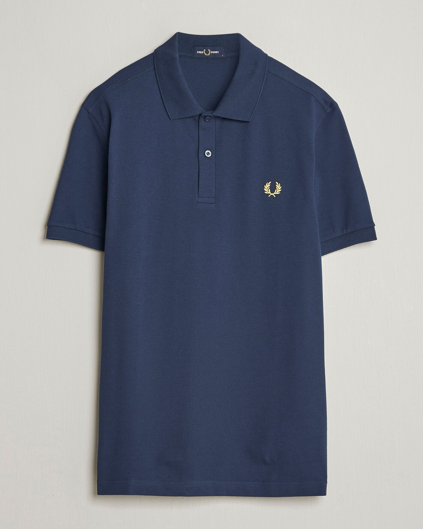 Uomini | Polo | Fred Perry | Plain Polo Tennis Blue
