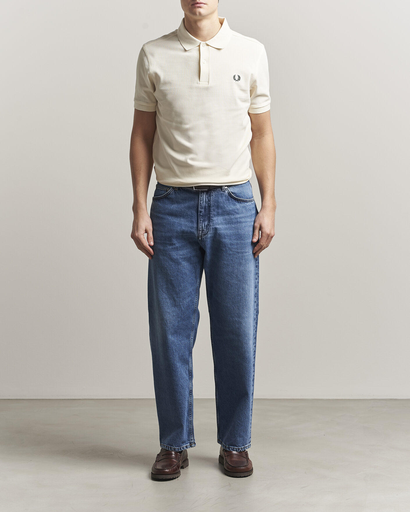 Uomini | Polo | Fred Perry | Plain Polo Ecru