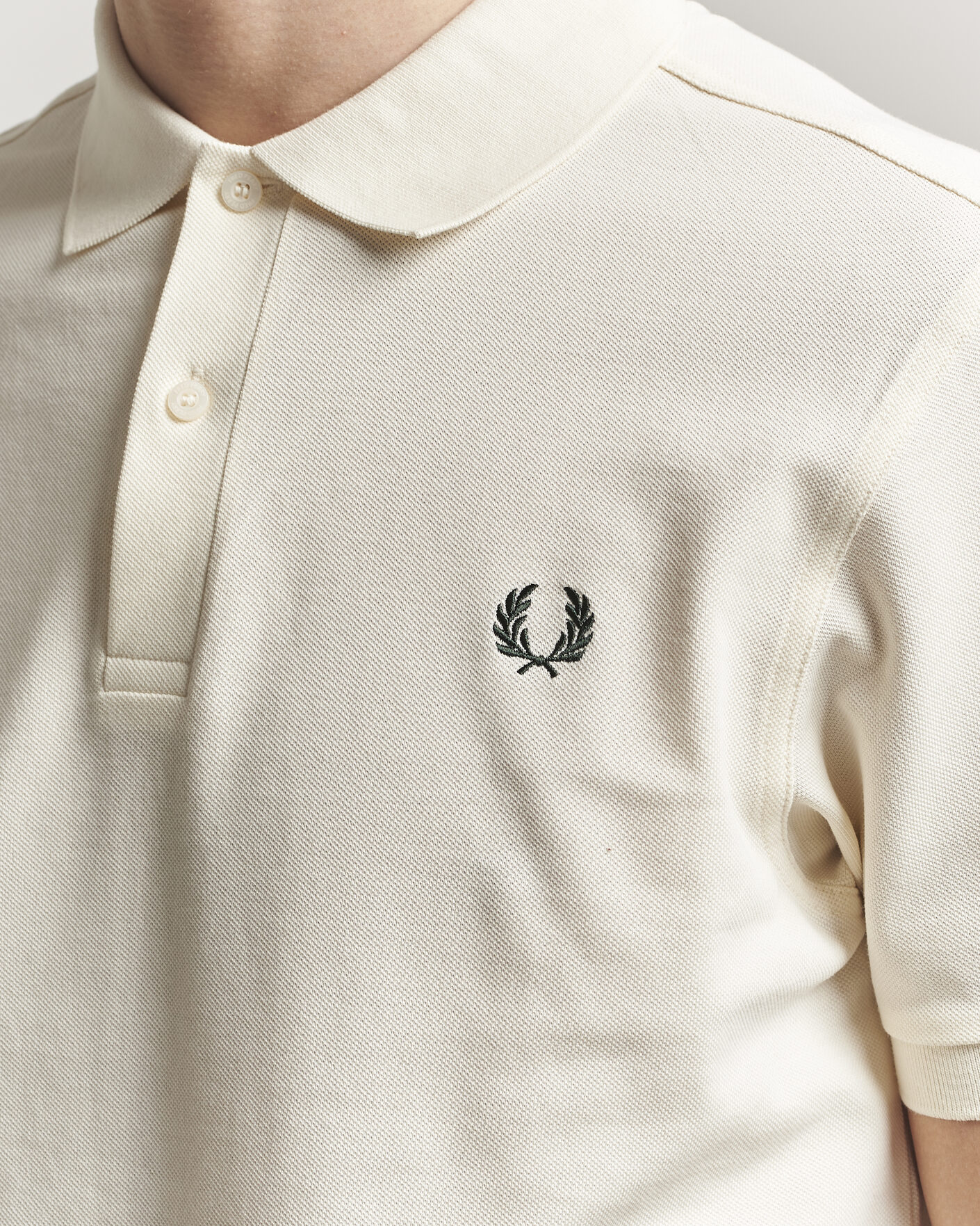 Uomini | Polo | Fred Perry | Plain Polo Ecru