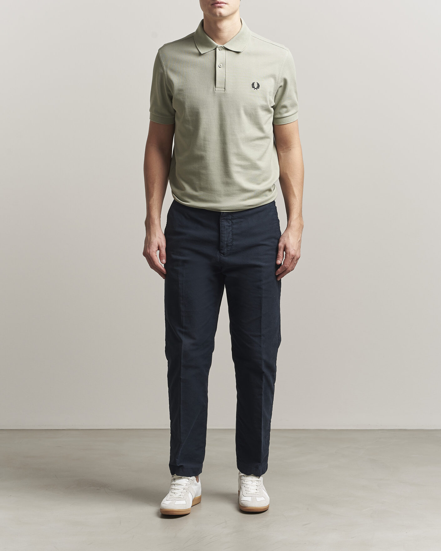 Uomini | Polo | Fred Perry | Plain Polo Seagrass Green