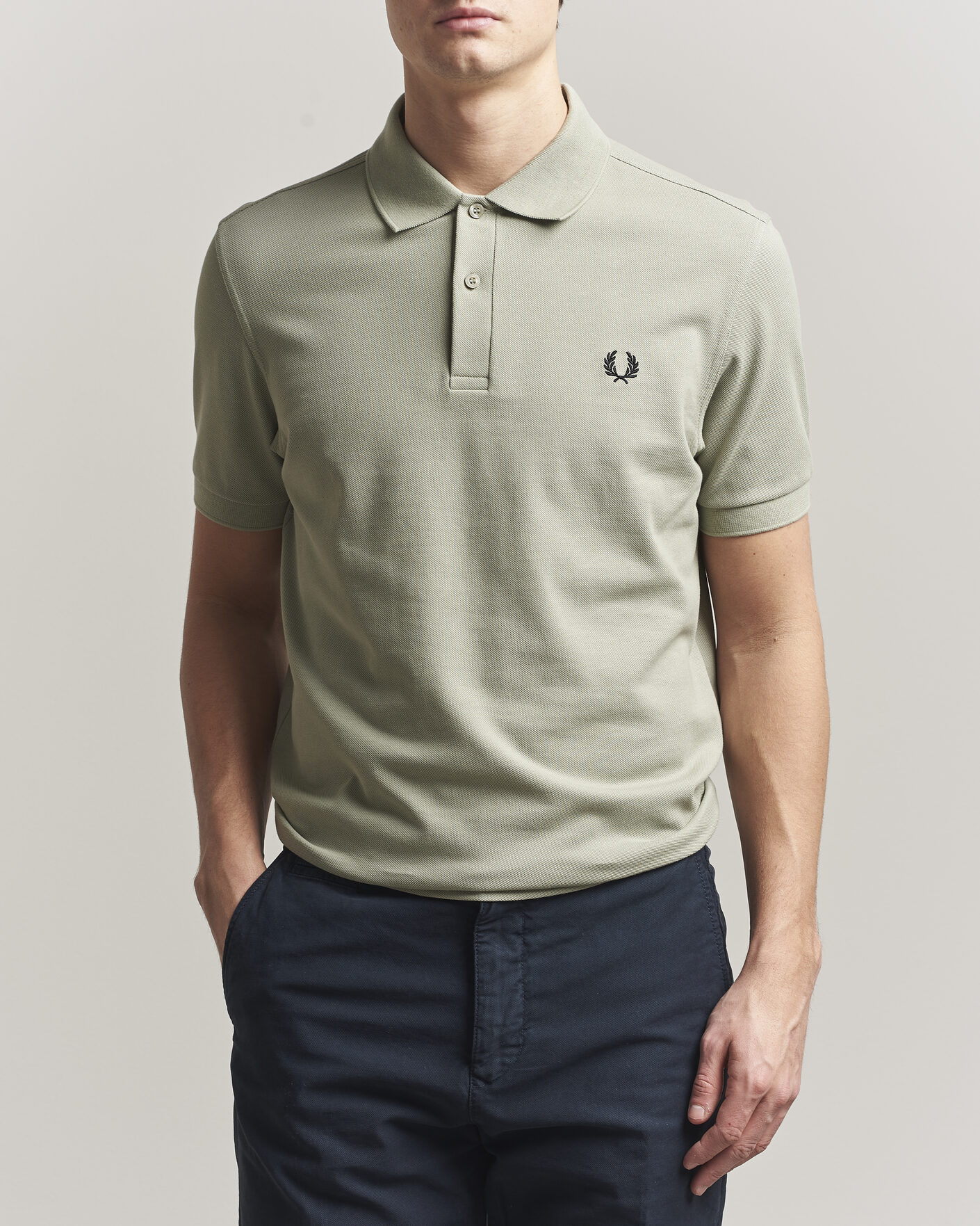 Uomini | Polo | Fred Perry | Plain Polo Seagrass Green