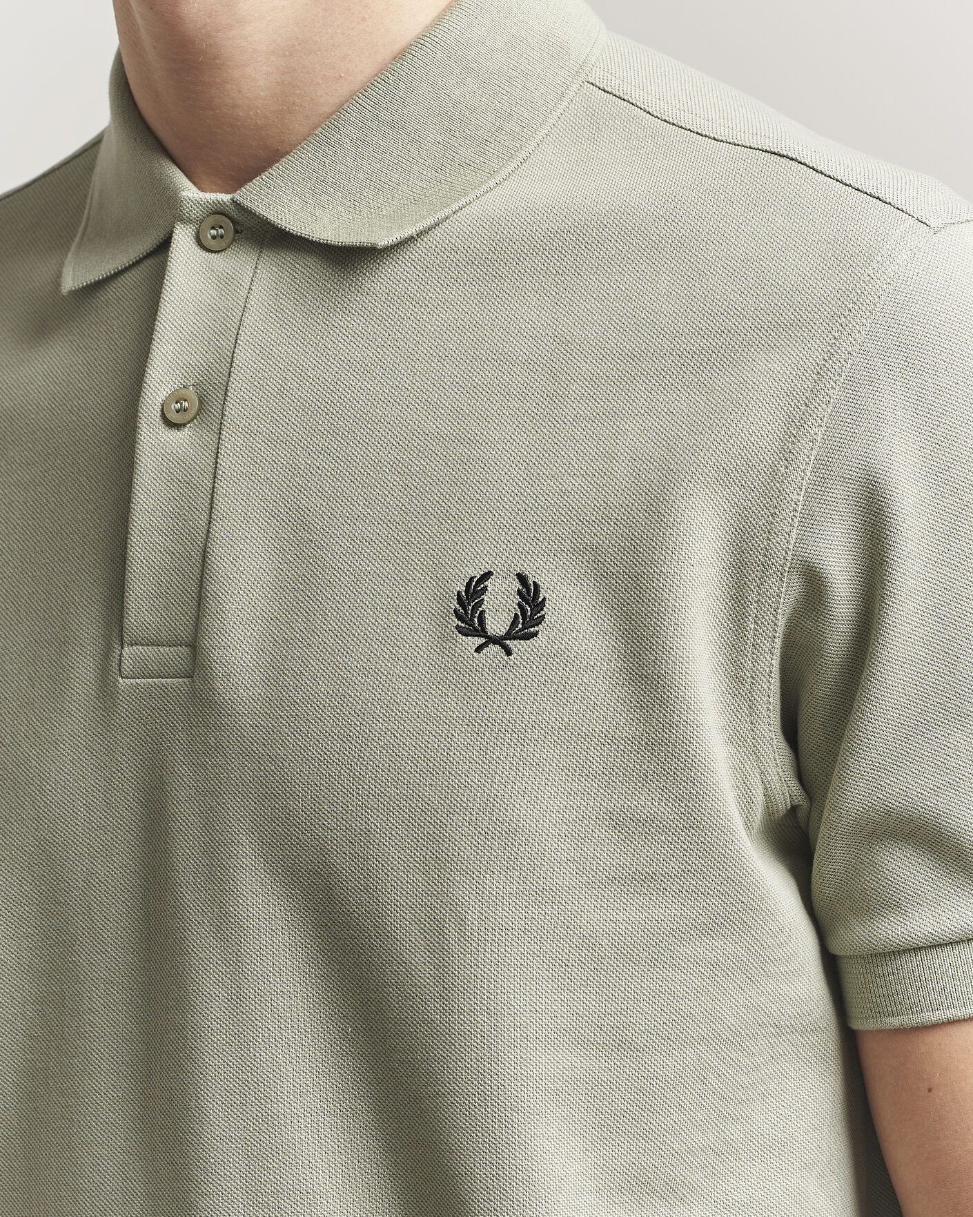 Uomini | Polo | Fred Perry | Plain Polo Seagrass Green
