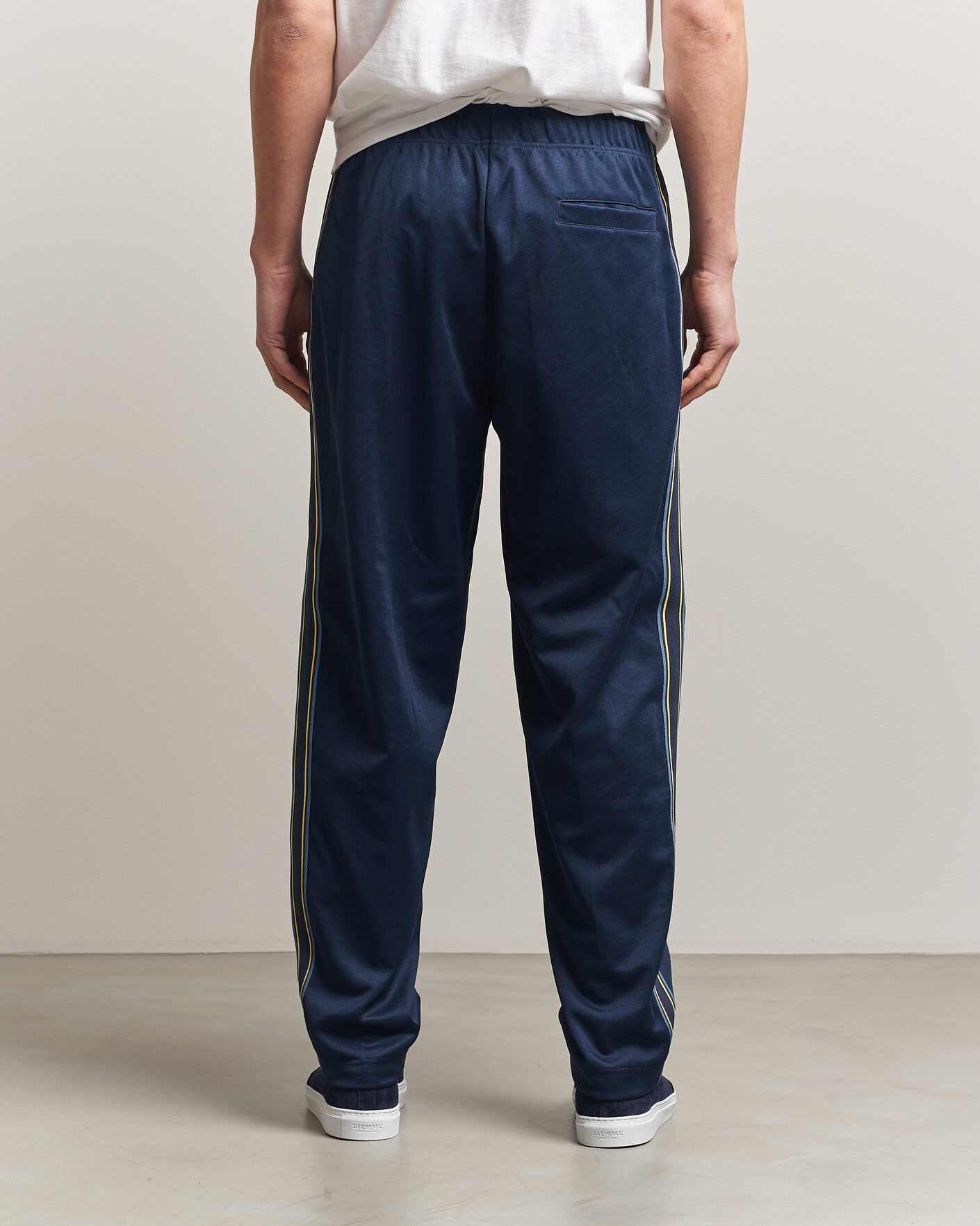 Uomini | Pantaloni | Fred Perry | Tramline Taped Track Pants Tennis Blue