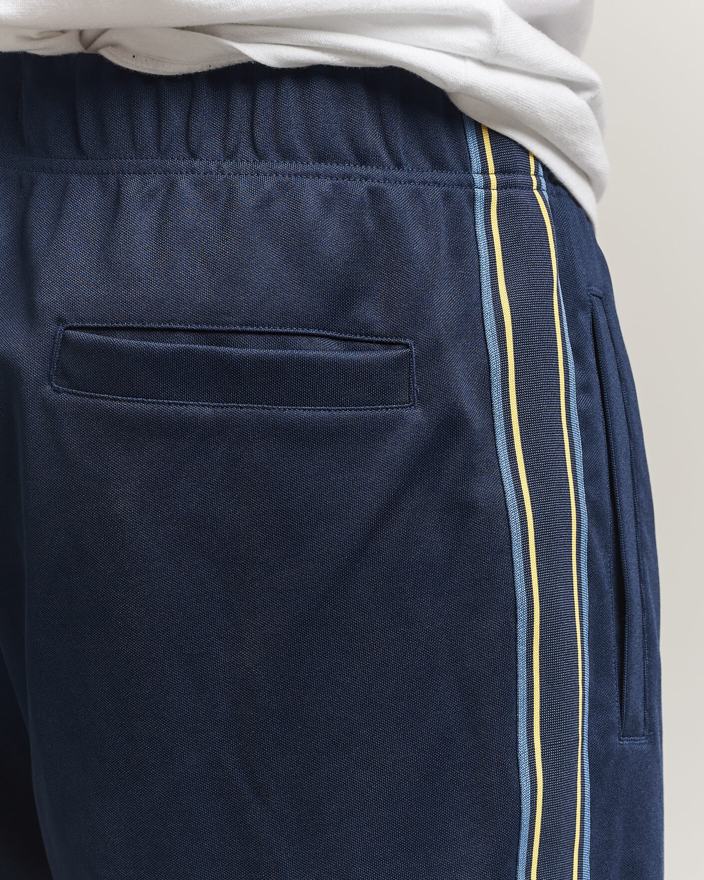 Uomini | Pantaloni | Fred Perry | Tramline Taped Track Pants Tennis Blue