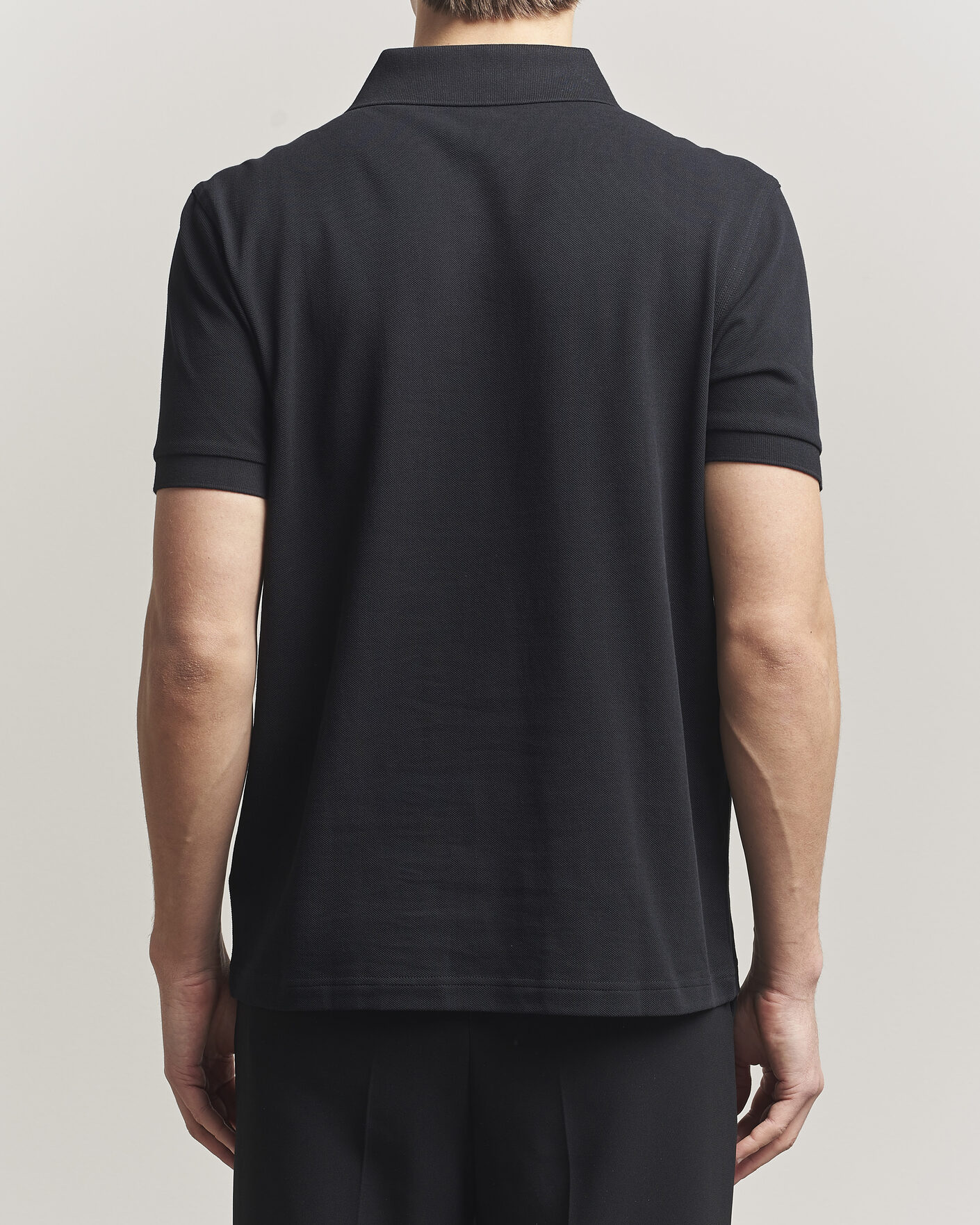 Uomini | Polo | Fred Perry | Tramline Half Zip Polo Black