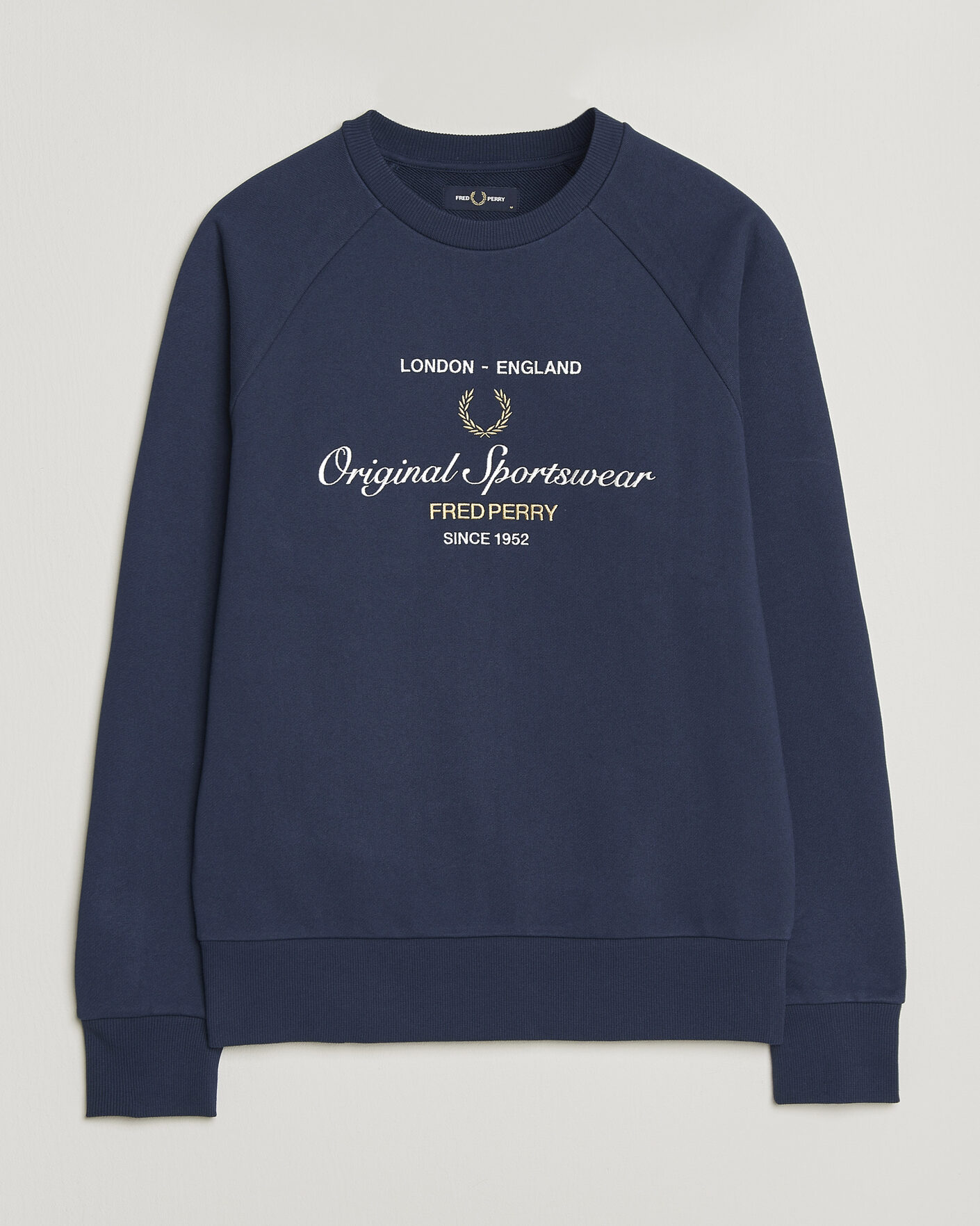 Uomini | Maglieria | Fred Perry | Original Sportswear Sweatshirt Tennis Blue