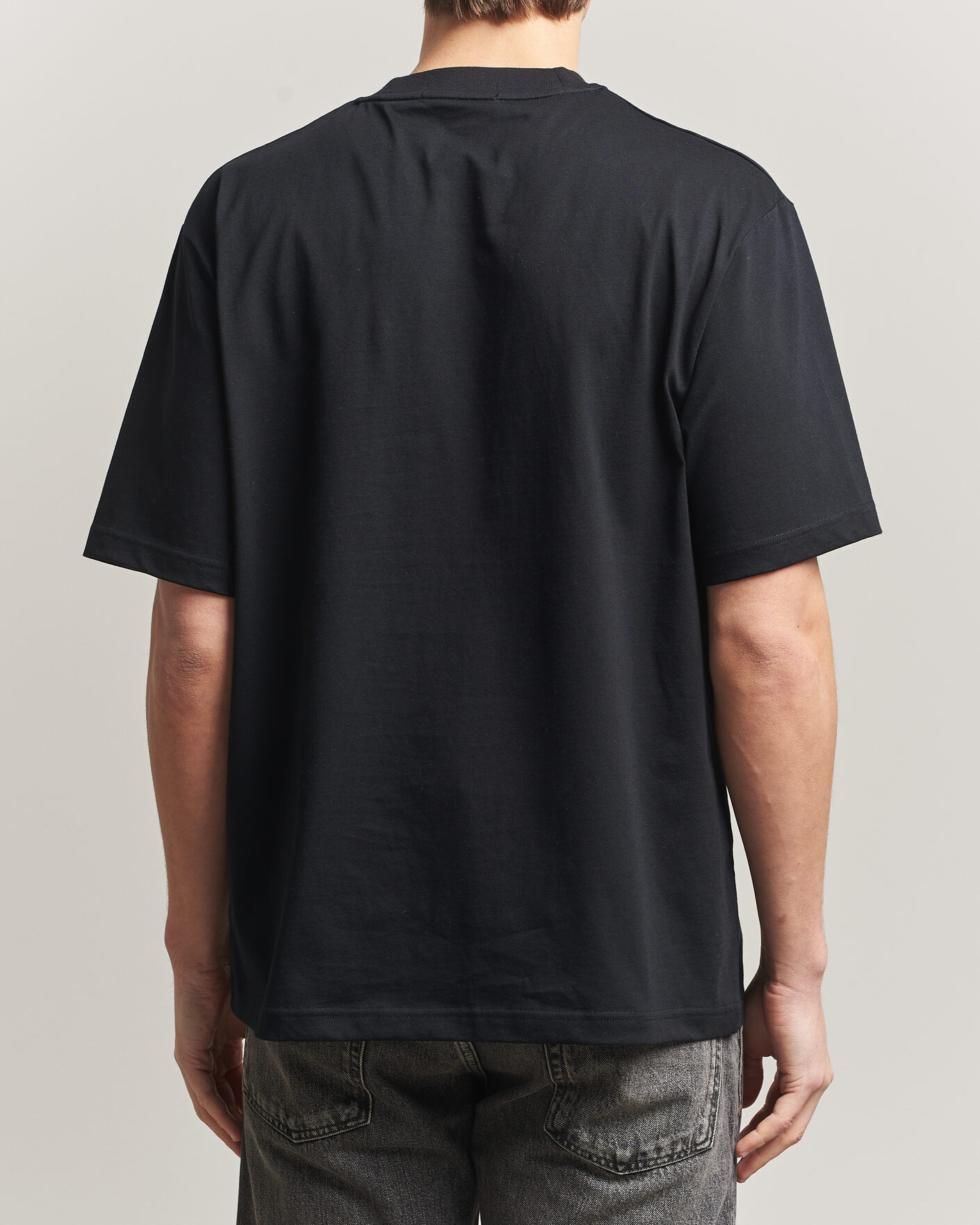 Uomini | T-shirt | Fred Perry | Embroidered Paneled T-Shirt Black