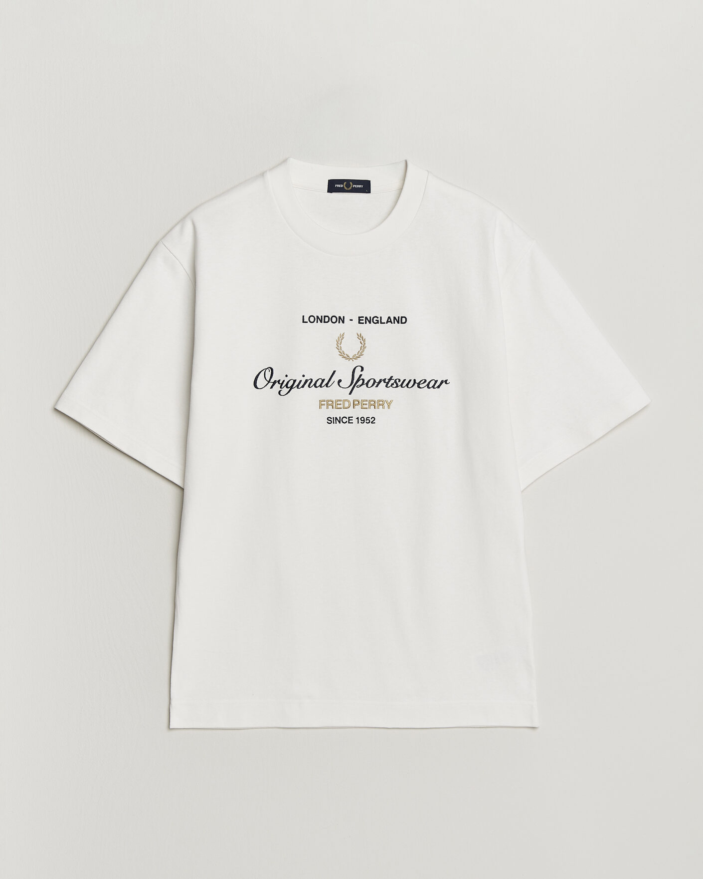 Uomini | T-shirt | Fred Perry | Original Sportswear T-Shirt Snow White