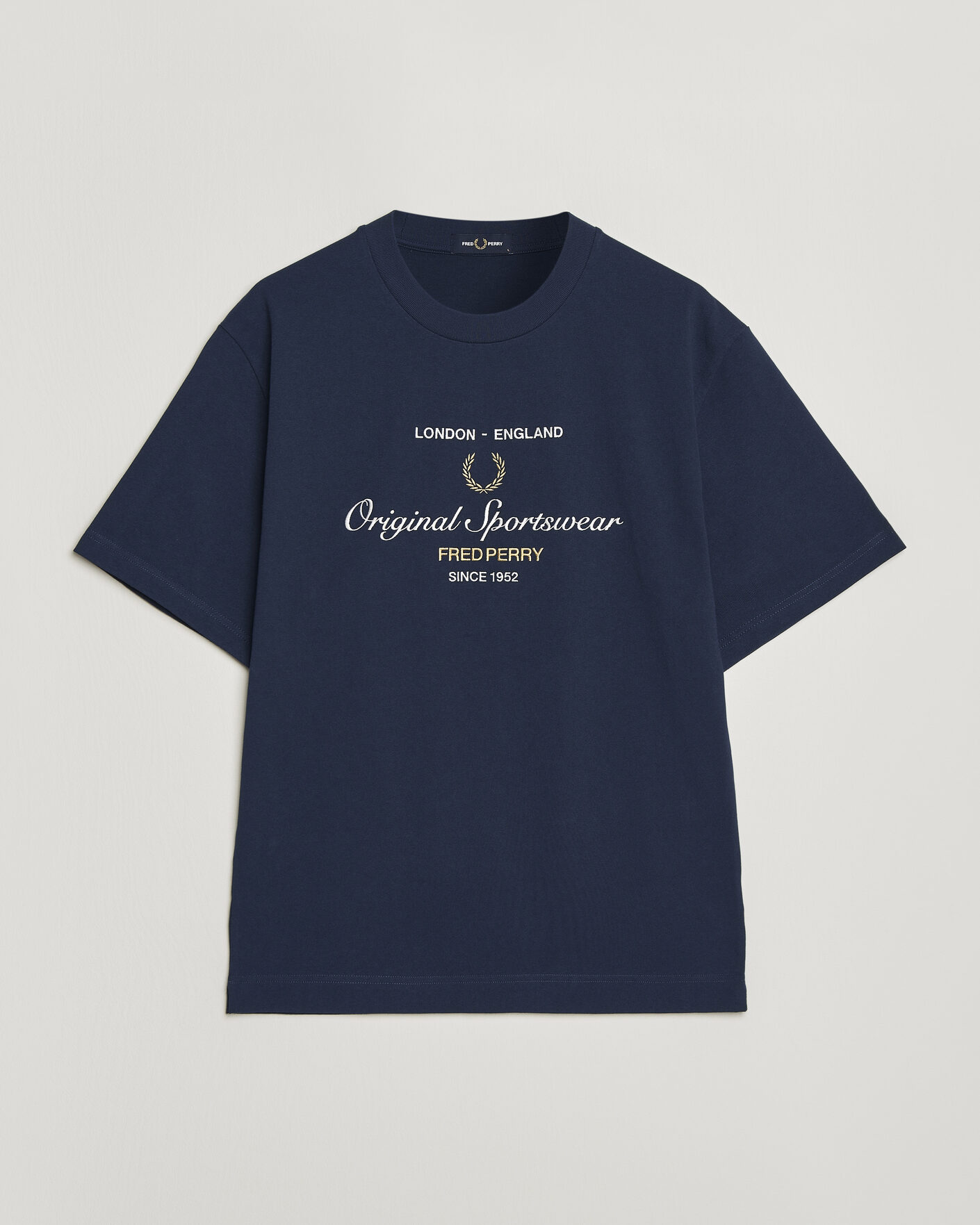 Uomini | T-shirt | Fred Perry | Original Sportswear T-Shirt Tennis Blue