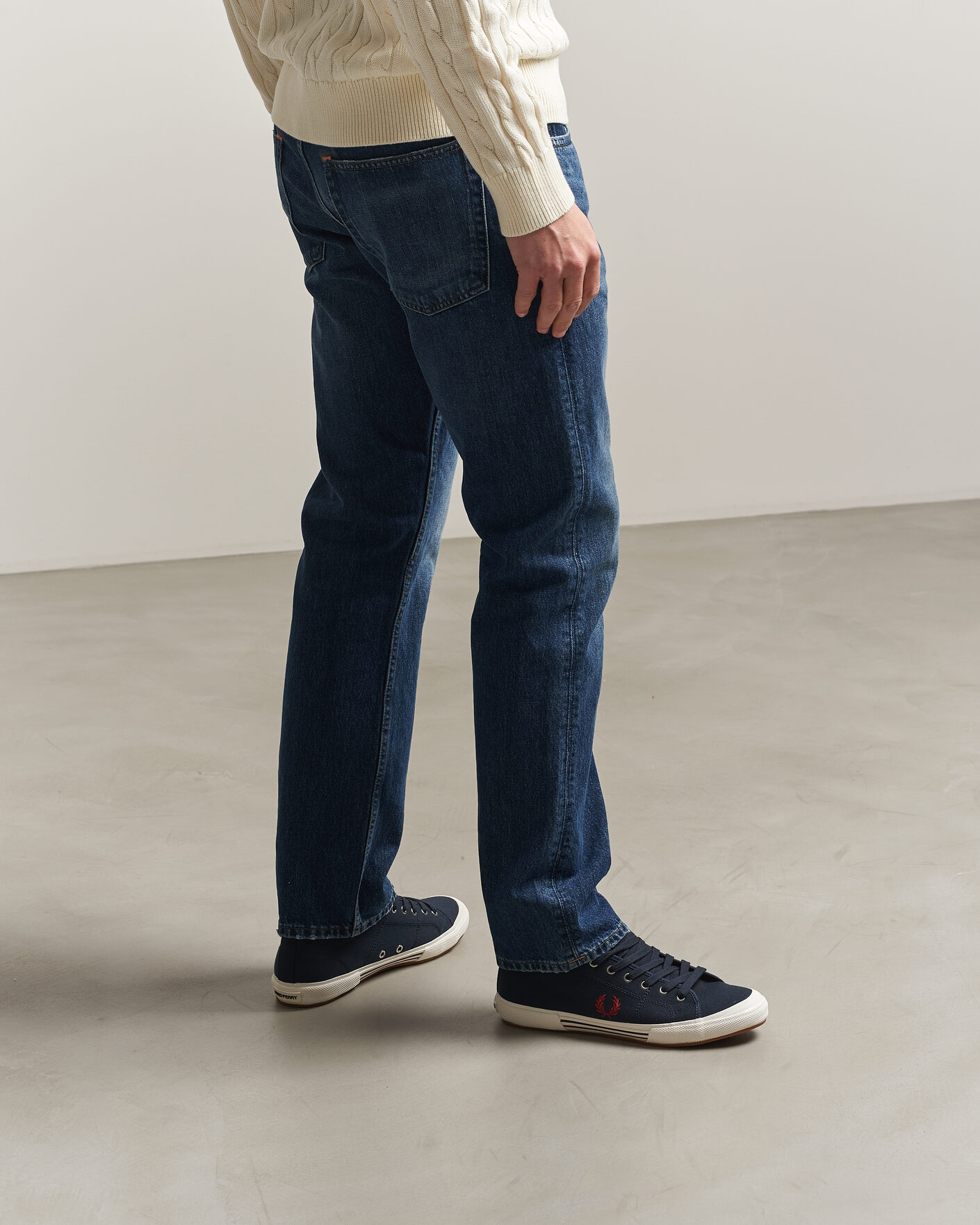 Uomini | Sneakers | Fred Perry | B708 Vintage Tennis Sneaker Navy