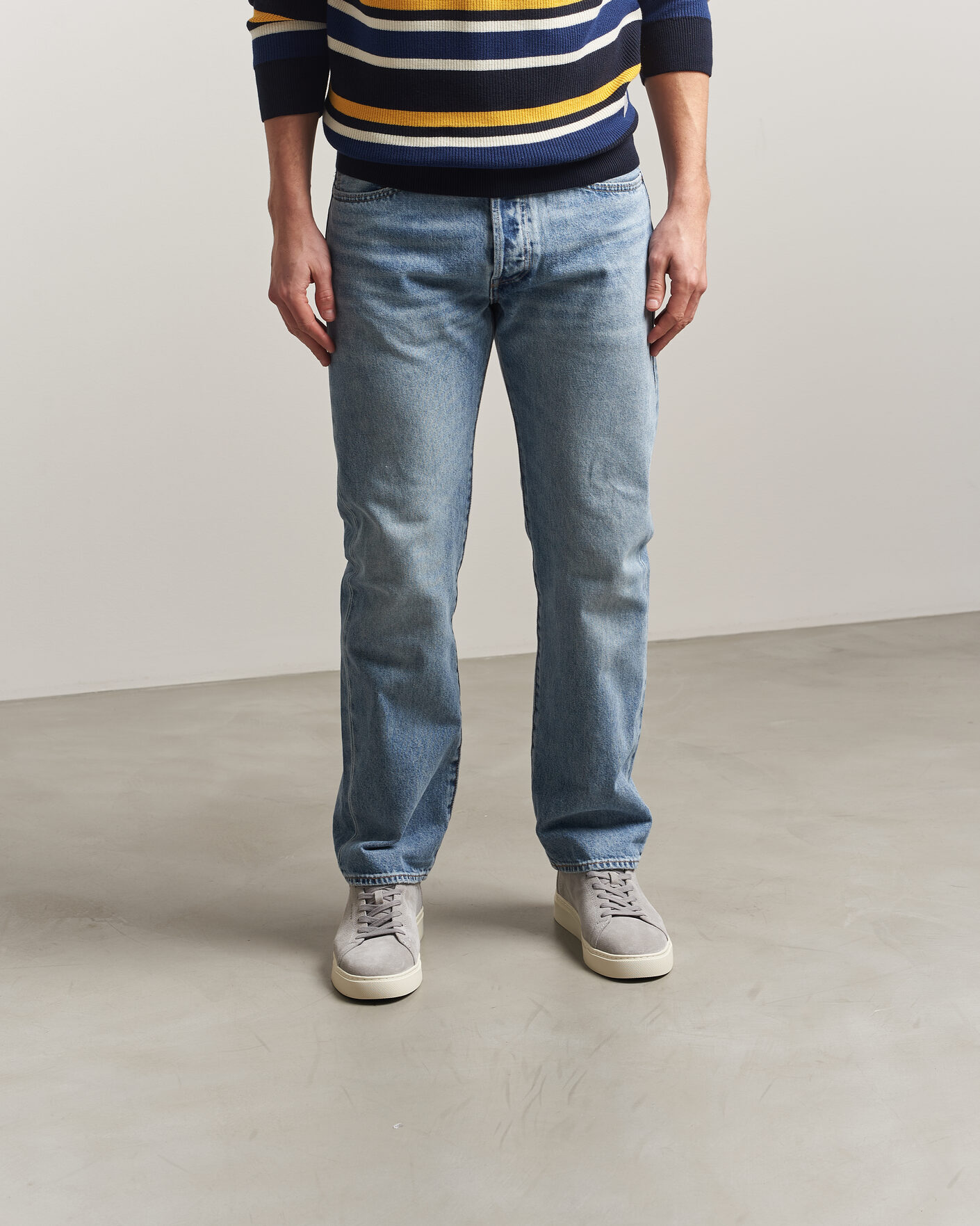 Uomini | Sneakers | GANT | Mc Julien Suede Sneaker Light Grey