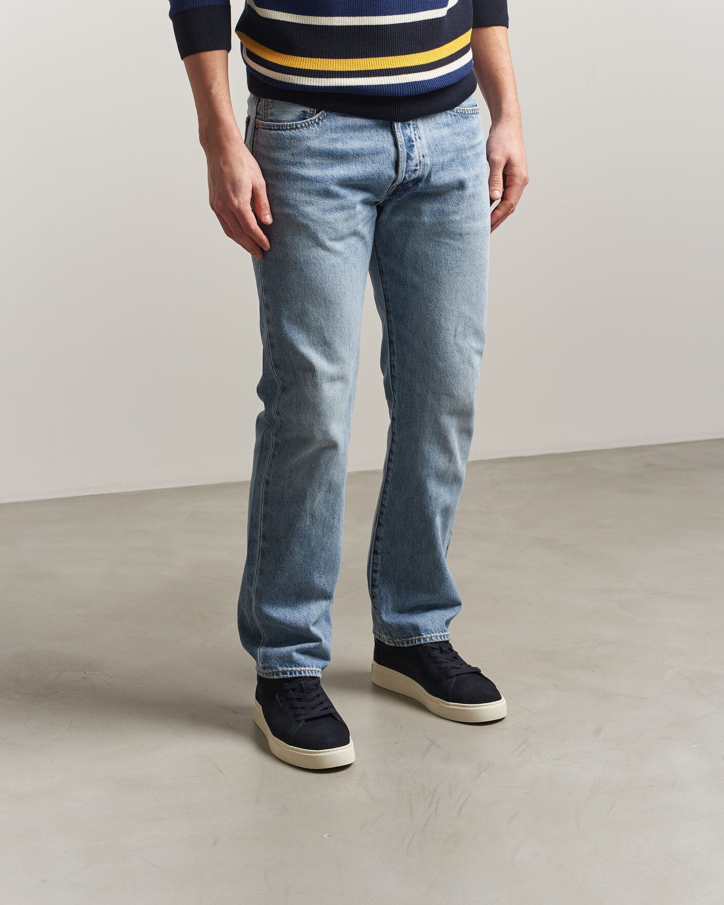 Uomini | Sneakers | Gant | Mc Julien Suede Sneaker Dark Blue