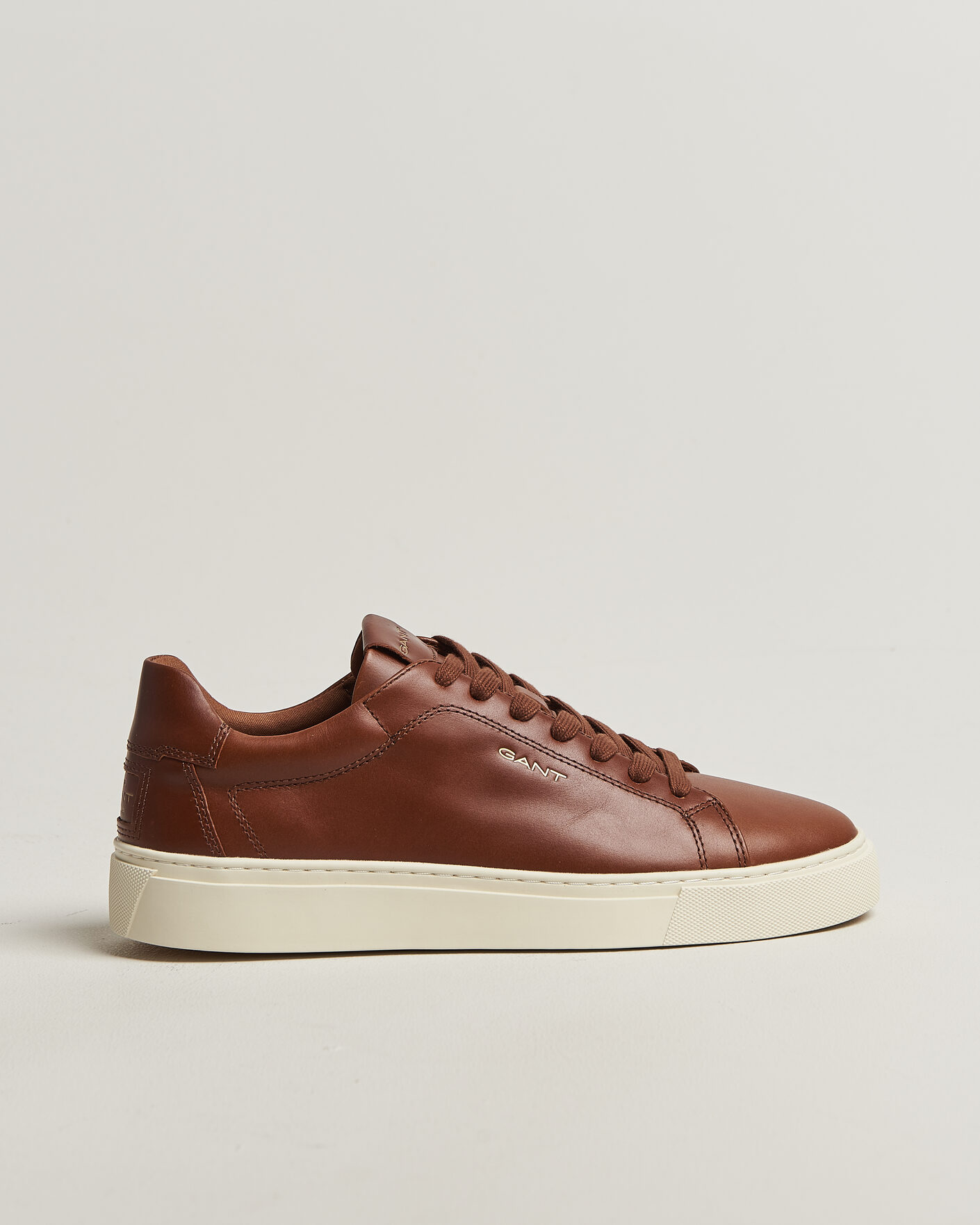 Uomini | Sneakers | GANT | Mc Julien Leather Sneaker Dark Tan