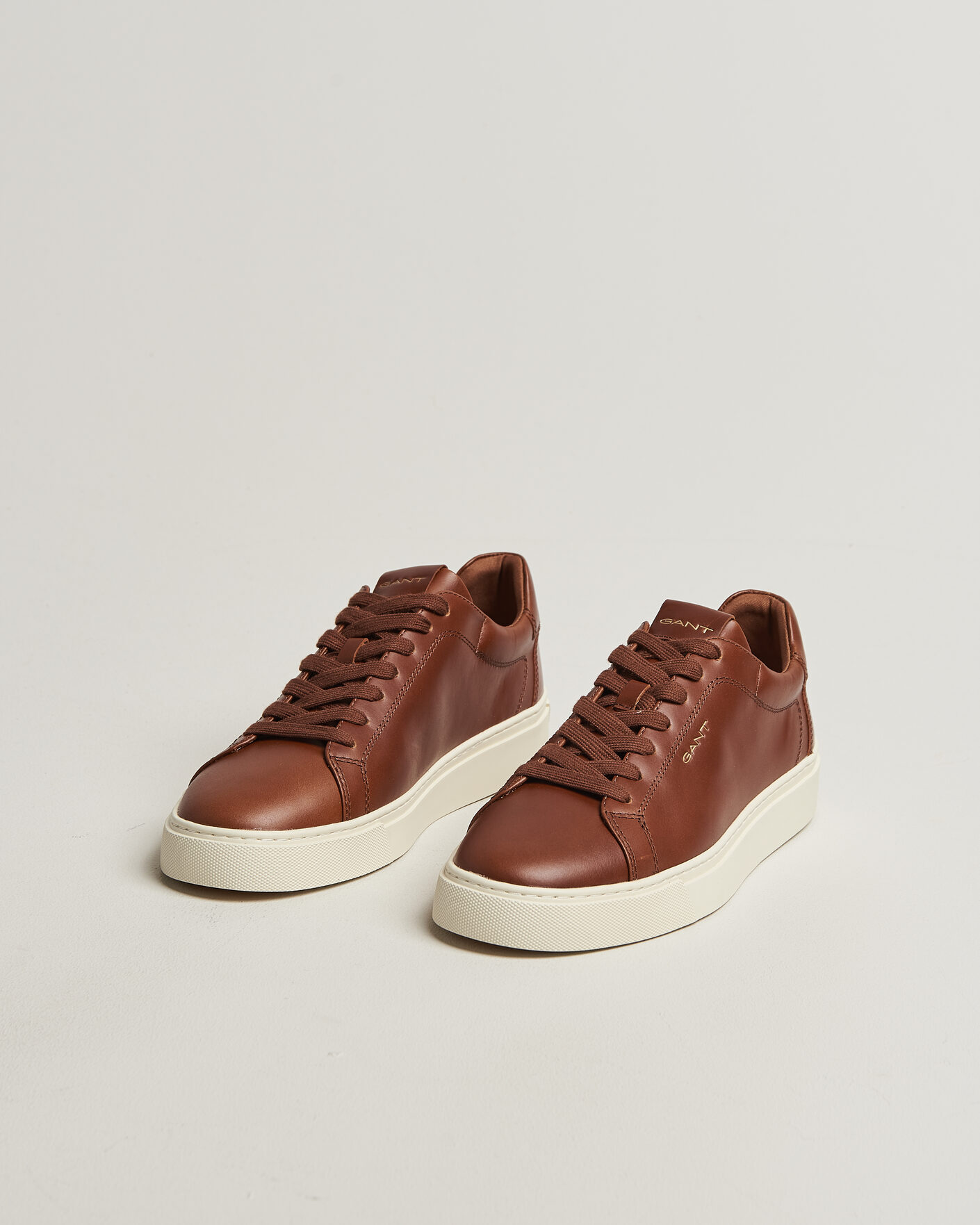 Uomini | Sneakers | GANT | Mc Julien Leather Sneaker Dark Tan
