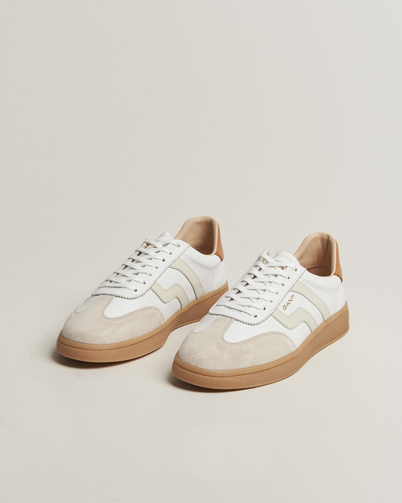 Uomini | Sneakers | Gant | Cuzmo Leather/Suede Sneaker White