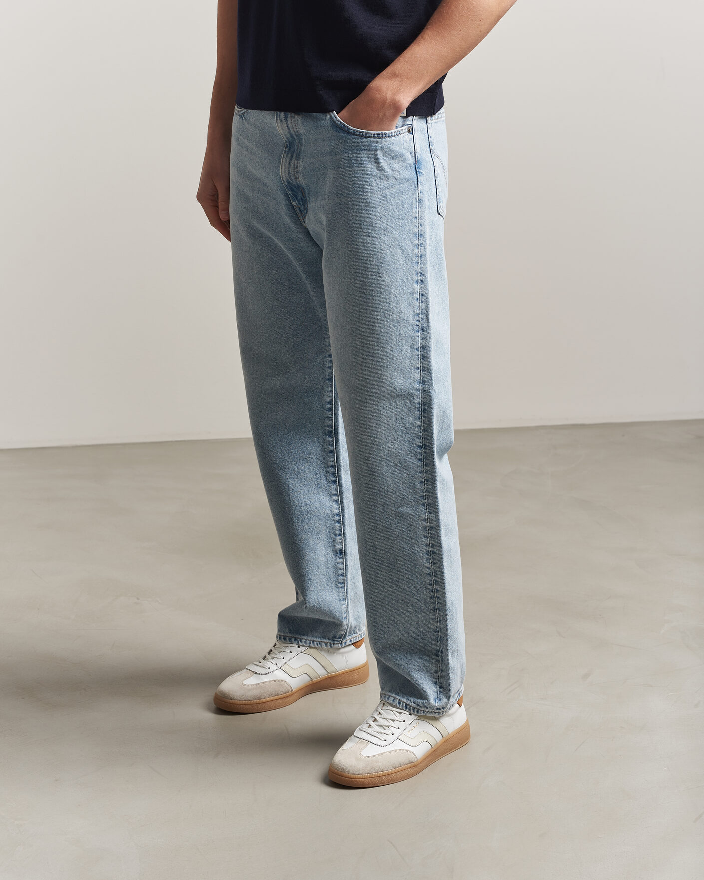 Uomini | Sneakers | Gant | Cuzmo Leather/Suede Sneaker White