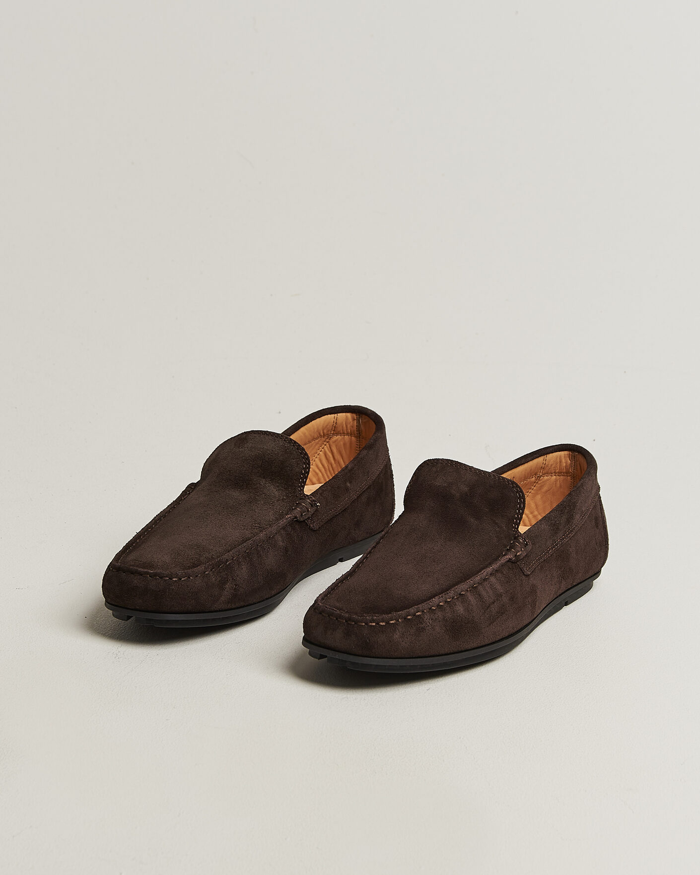 Uomini | Mocassini | Gant | Wilmon Suede Car Shoe Dark Brown