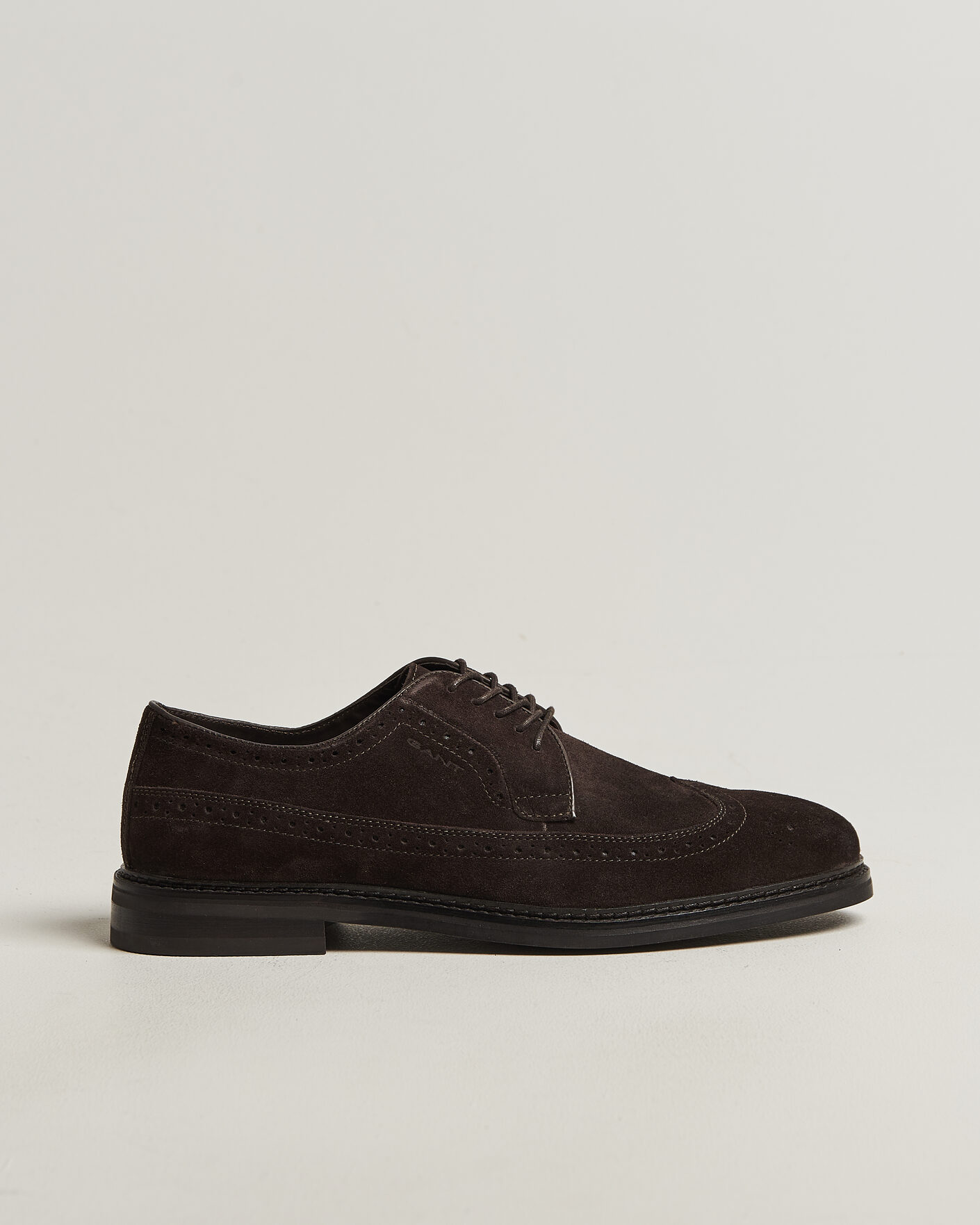 Uomini | Brogues | Gant | Bidford Suede Brouge Dark Brown